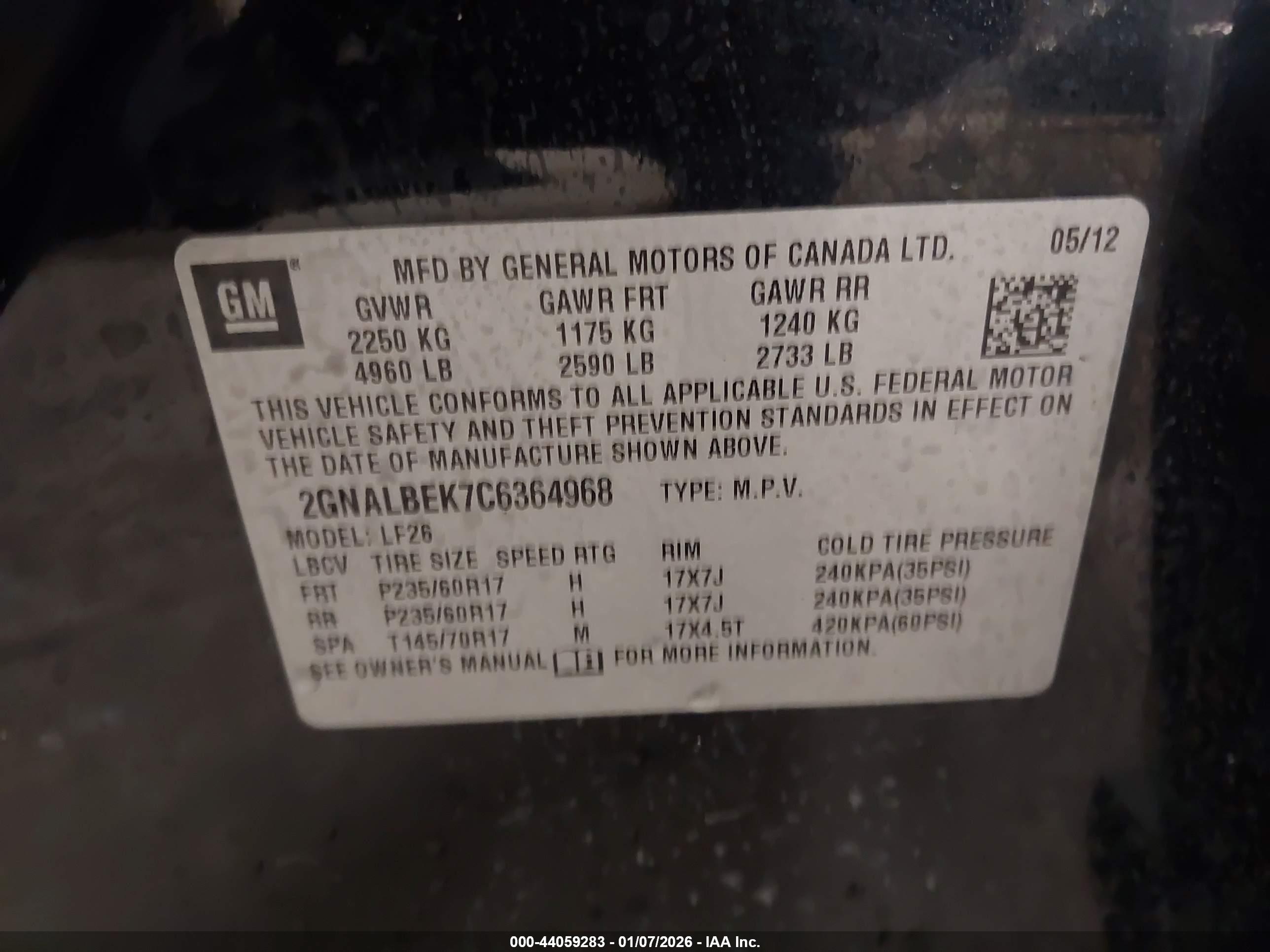 CHEVROLET EQUINOX image 9