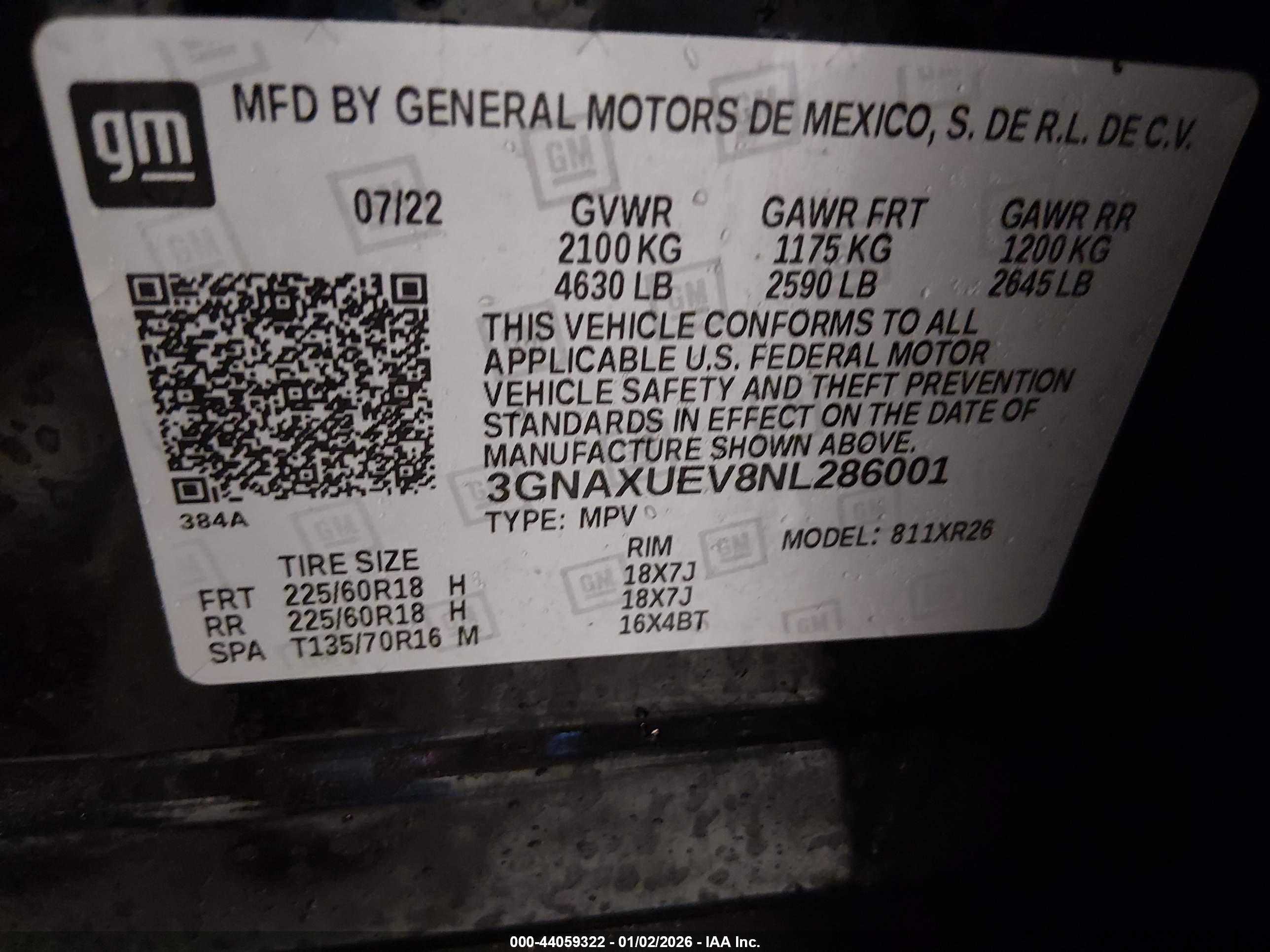 CHEVROLET EQUINOX image 9
