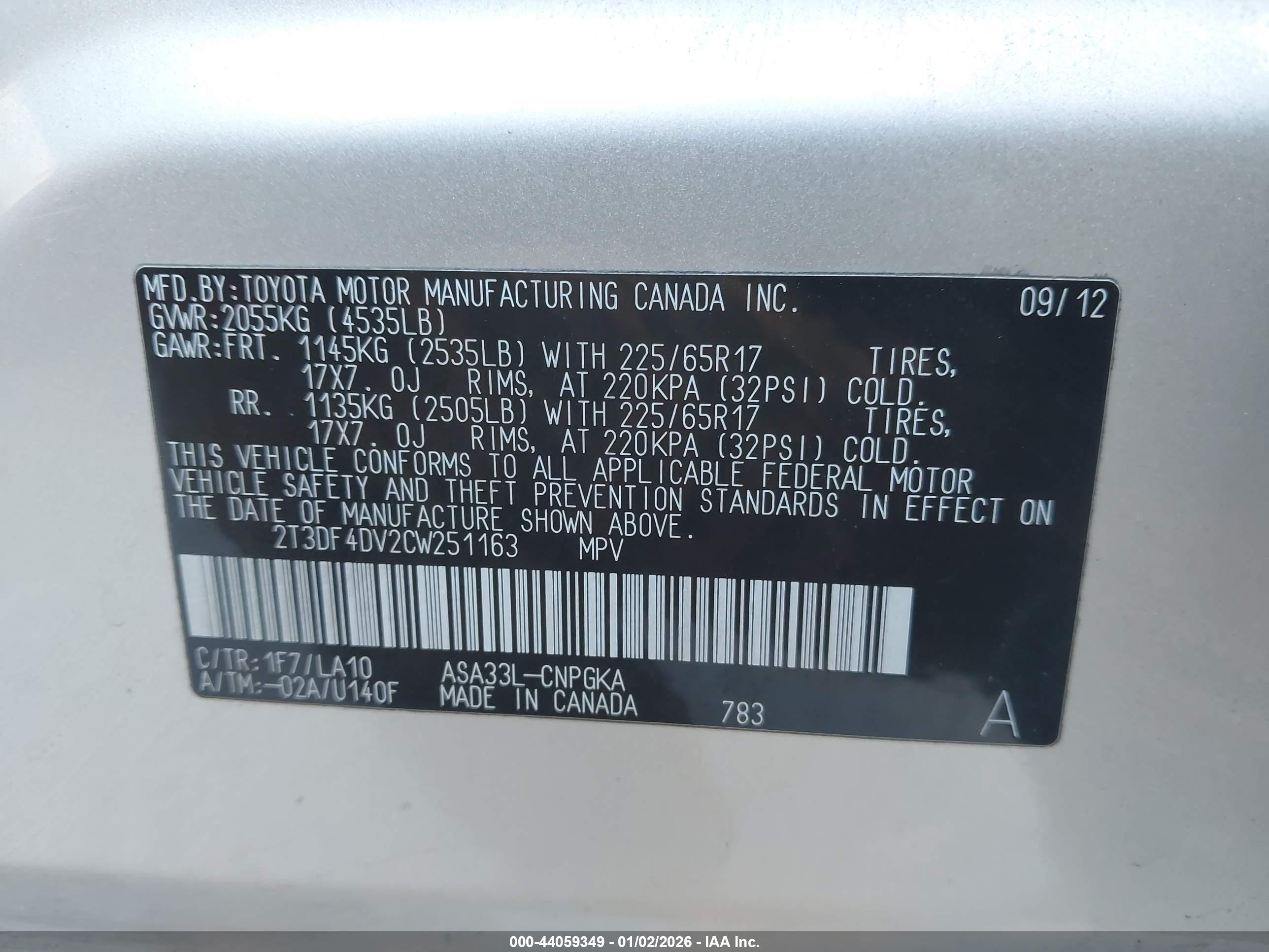 TOYOTA RAV4 image 9