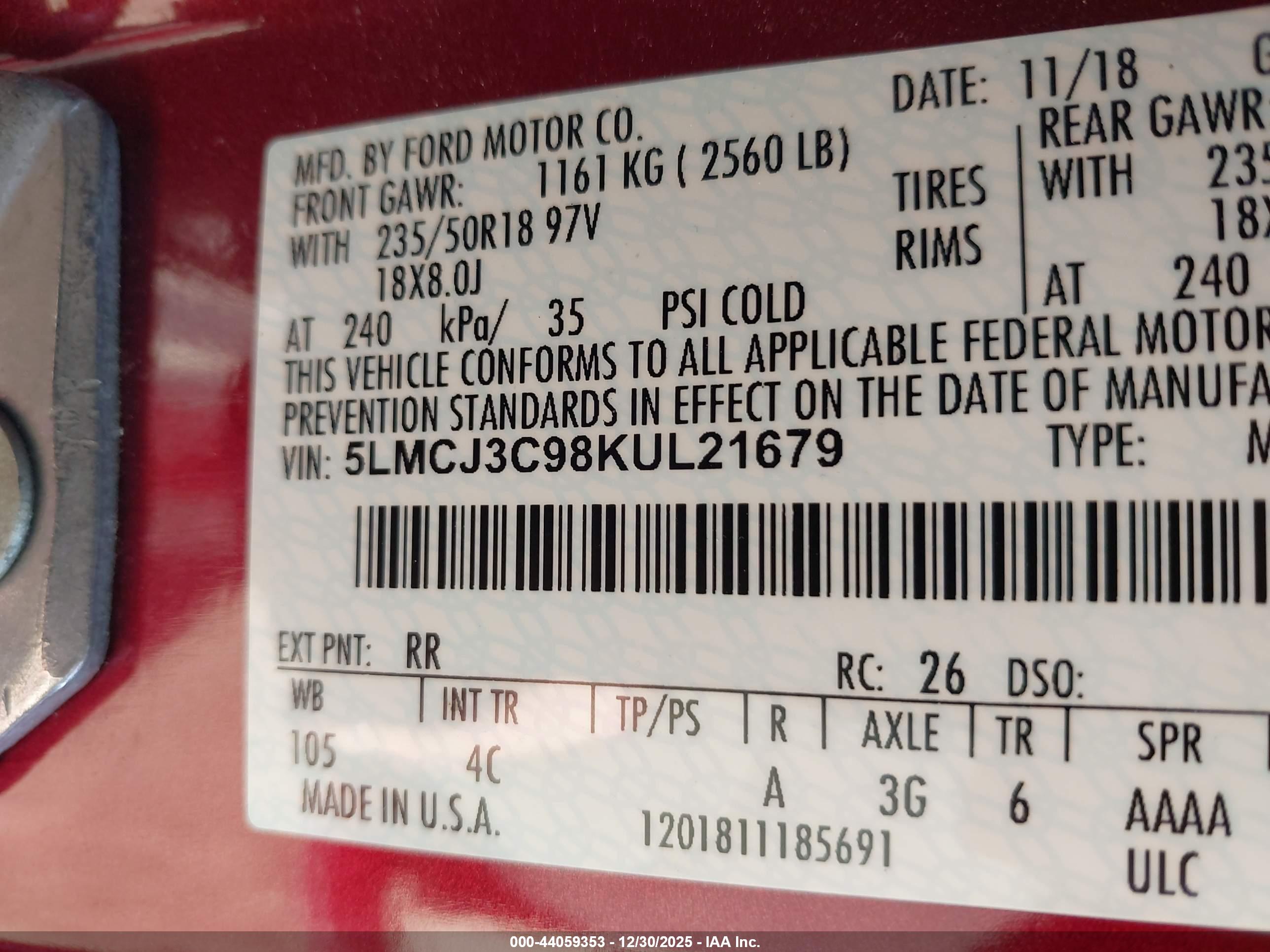 LINCOLN MKC image 9
