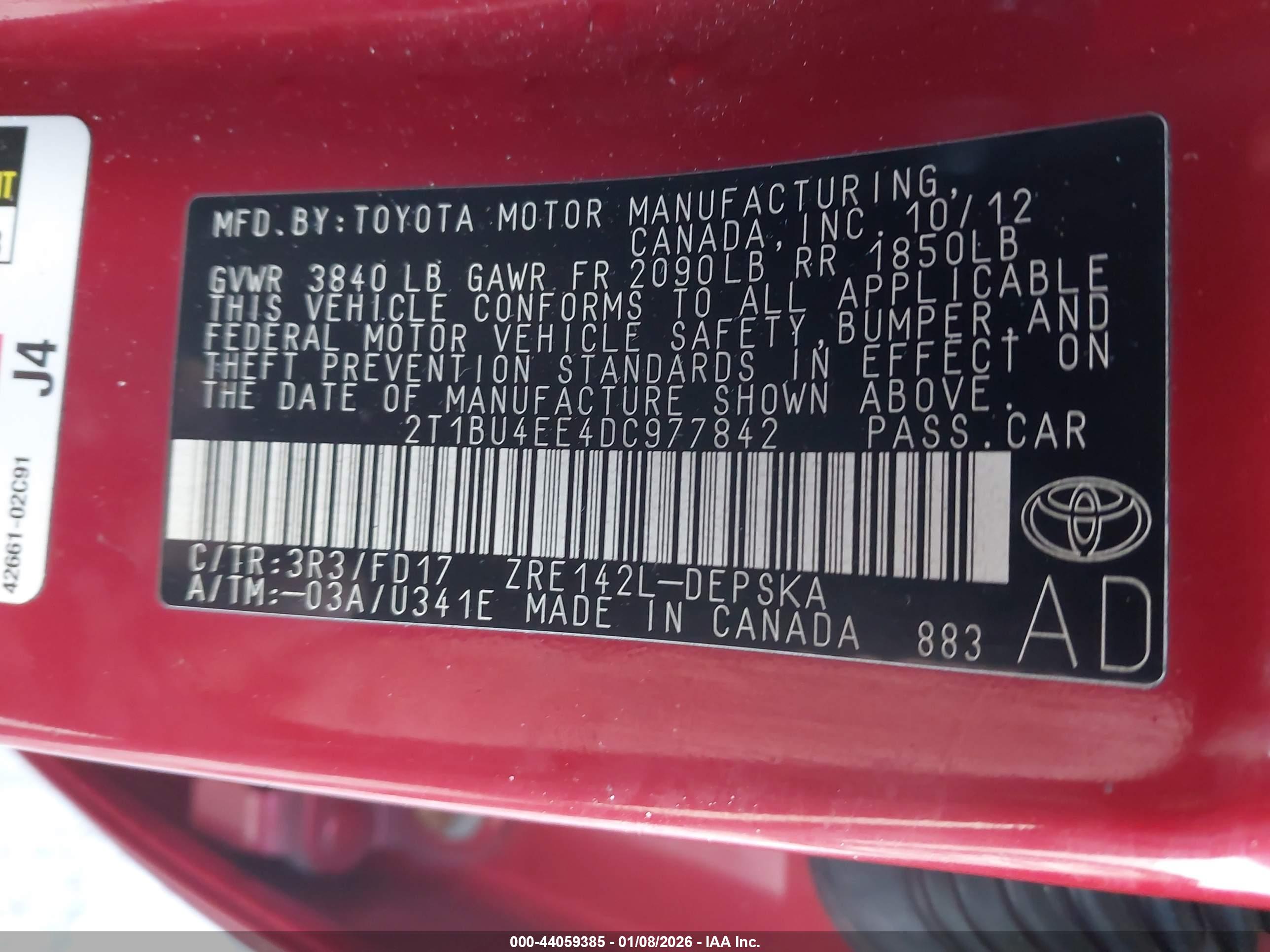 TOYOTA COROLLA image 9
