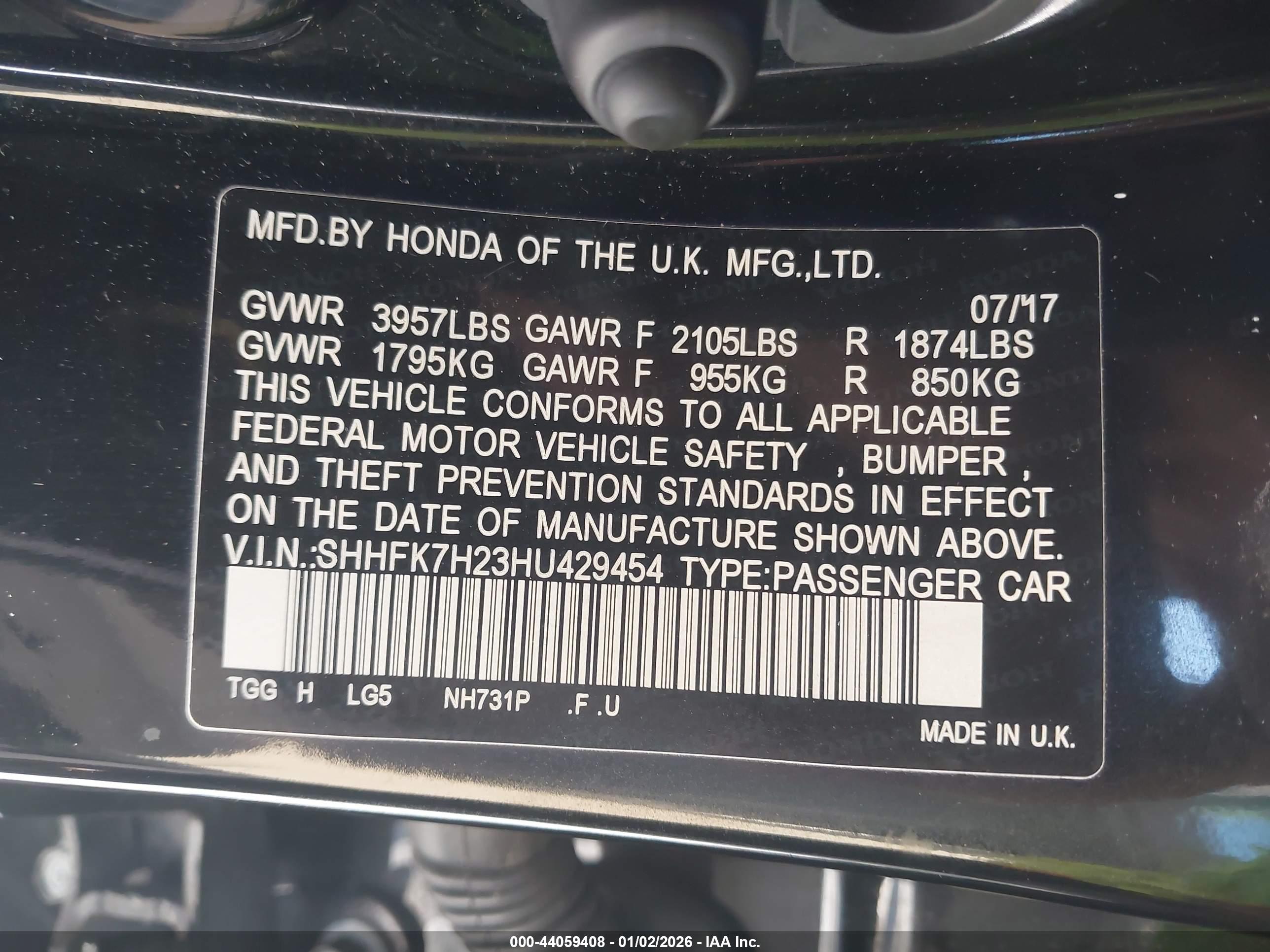 HONDA CIVIC image 9