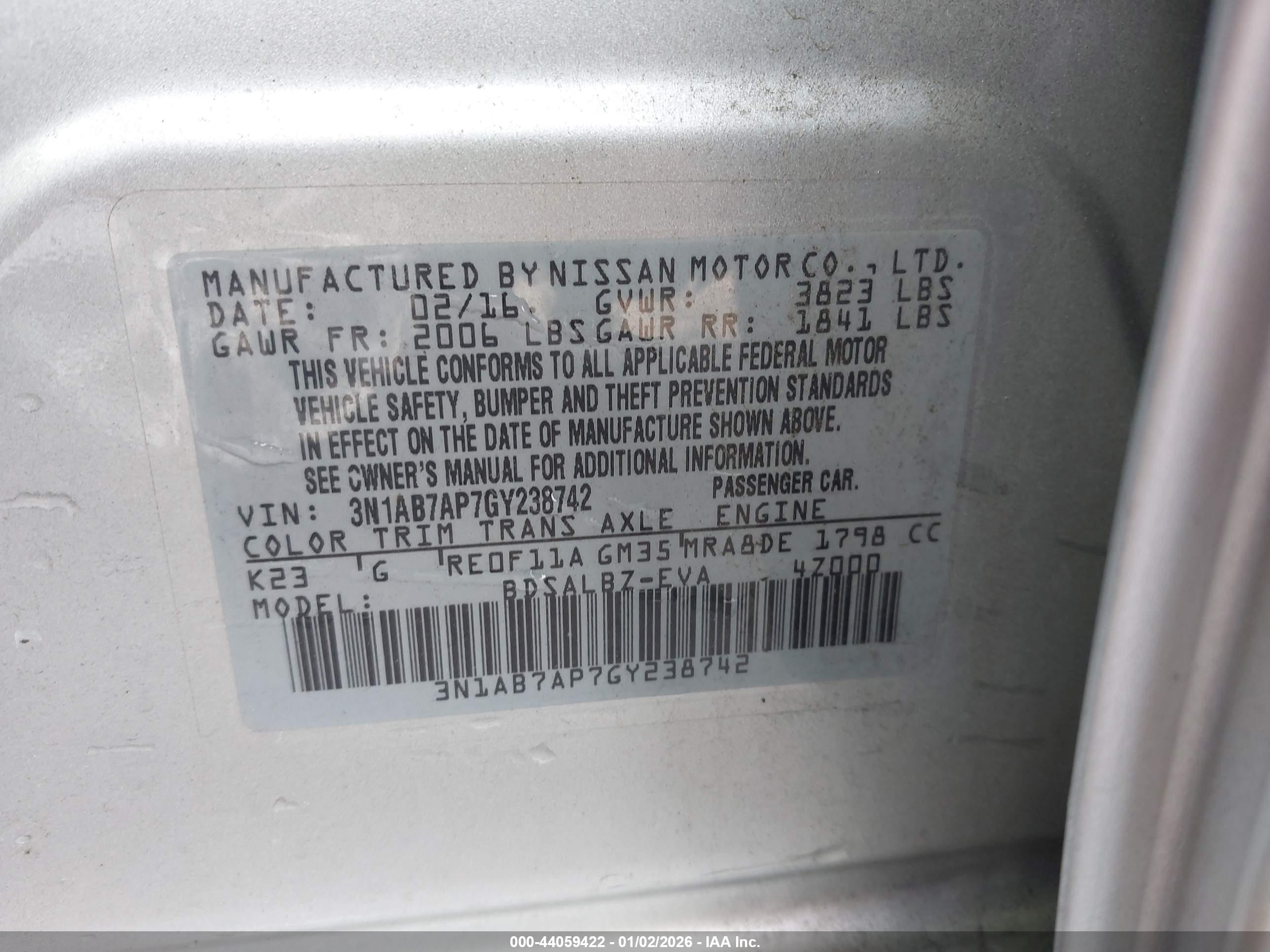 NISSAN SENTRA image 9