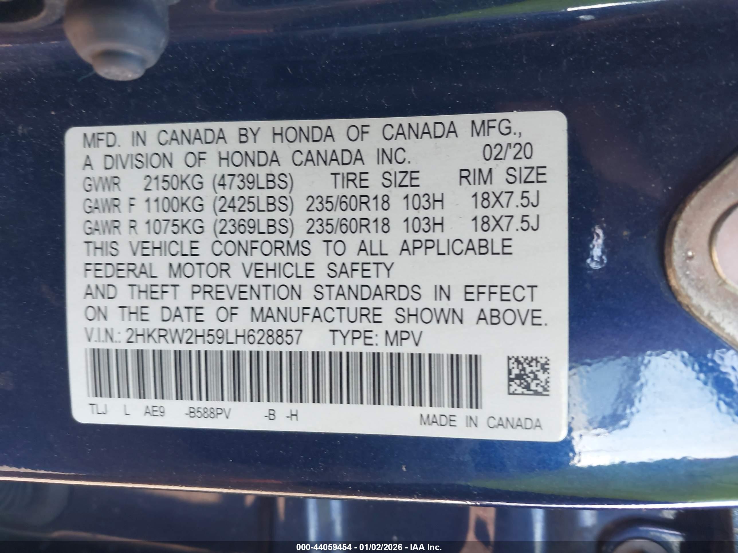 HONDA CR-V image 9