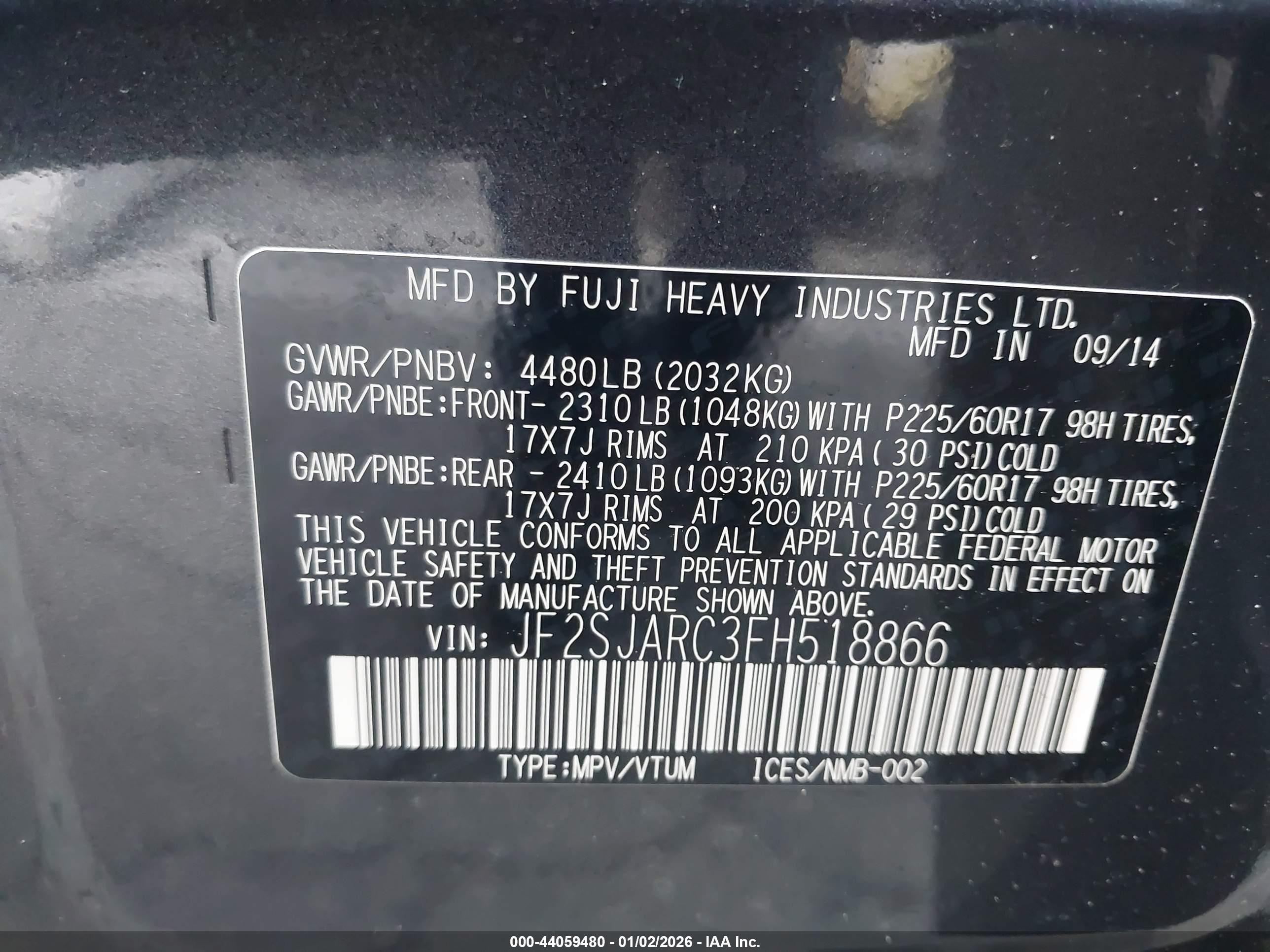 SUBARU FORESTER image 9