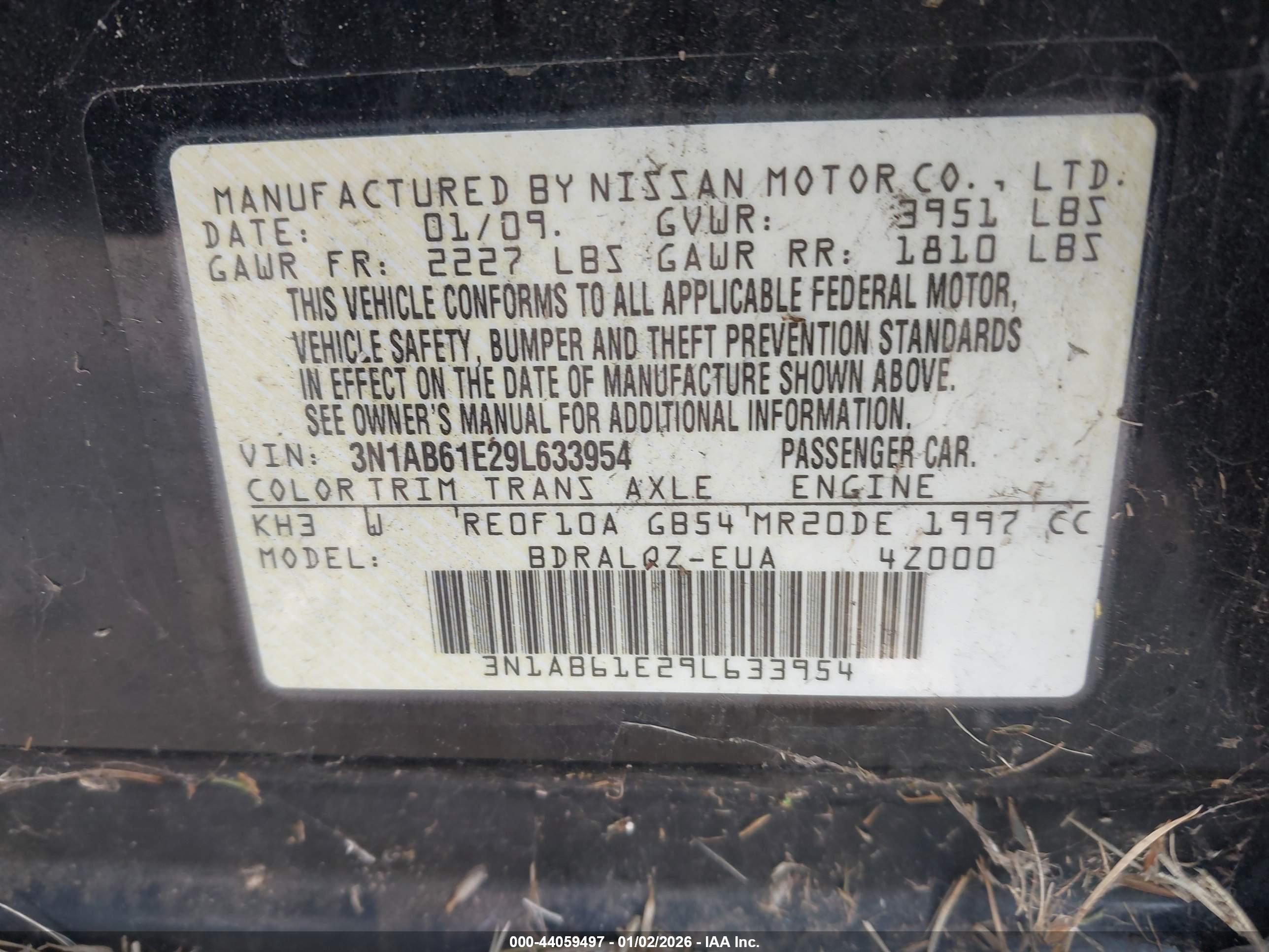 NISSAN SENTRA image 9