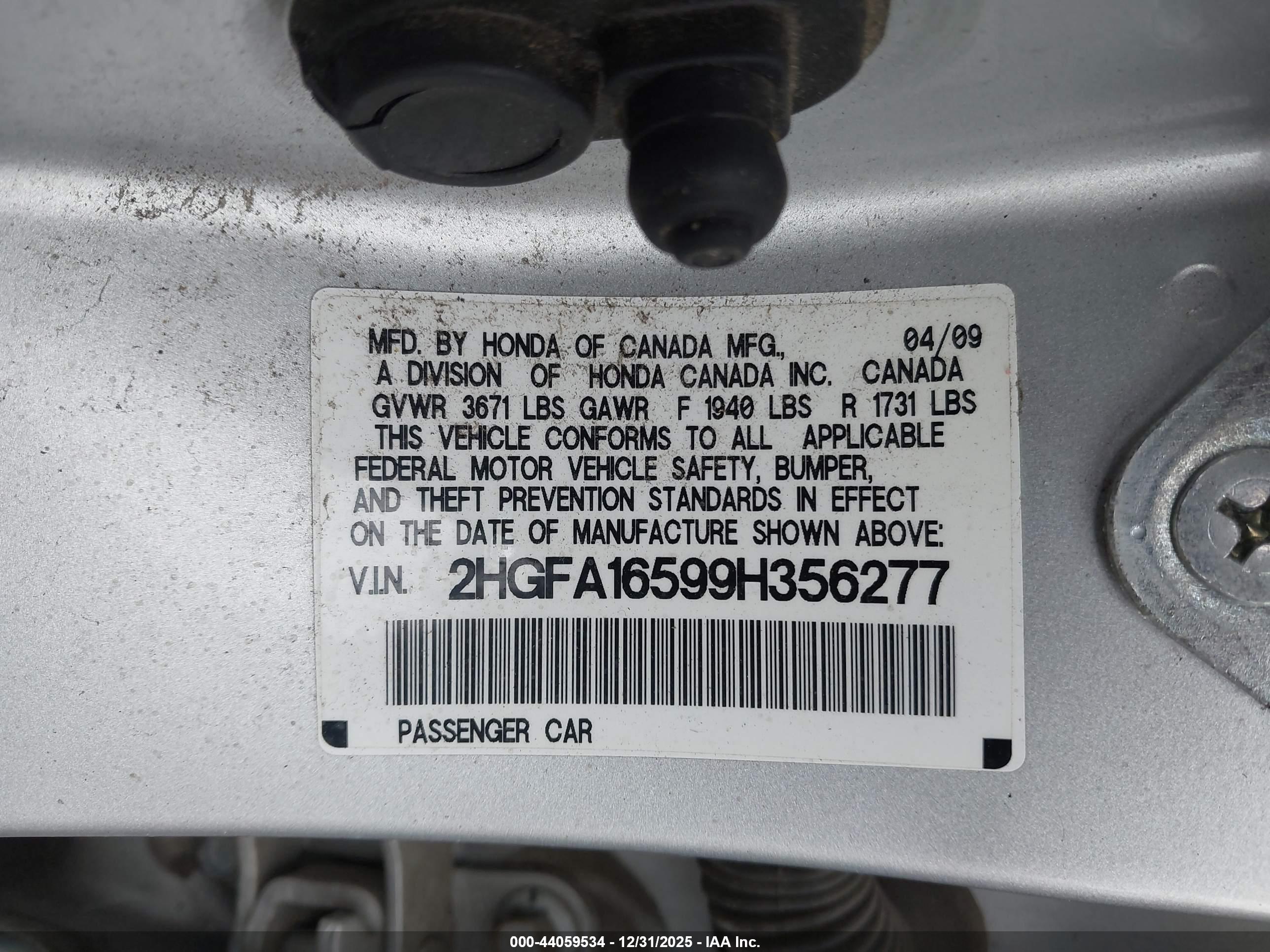 HONDA CIVIC image 9
