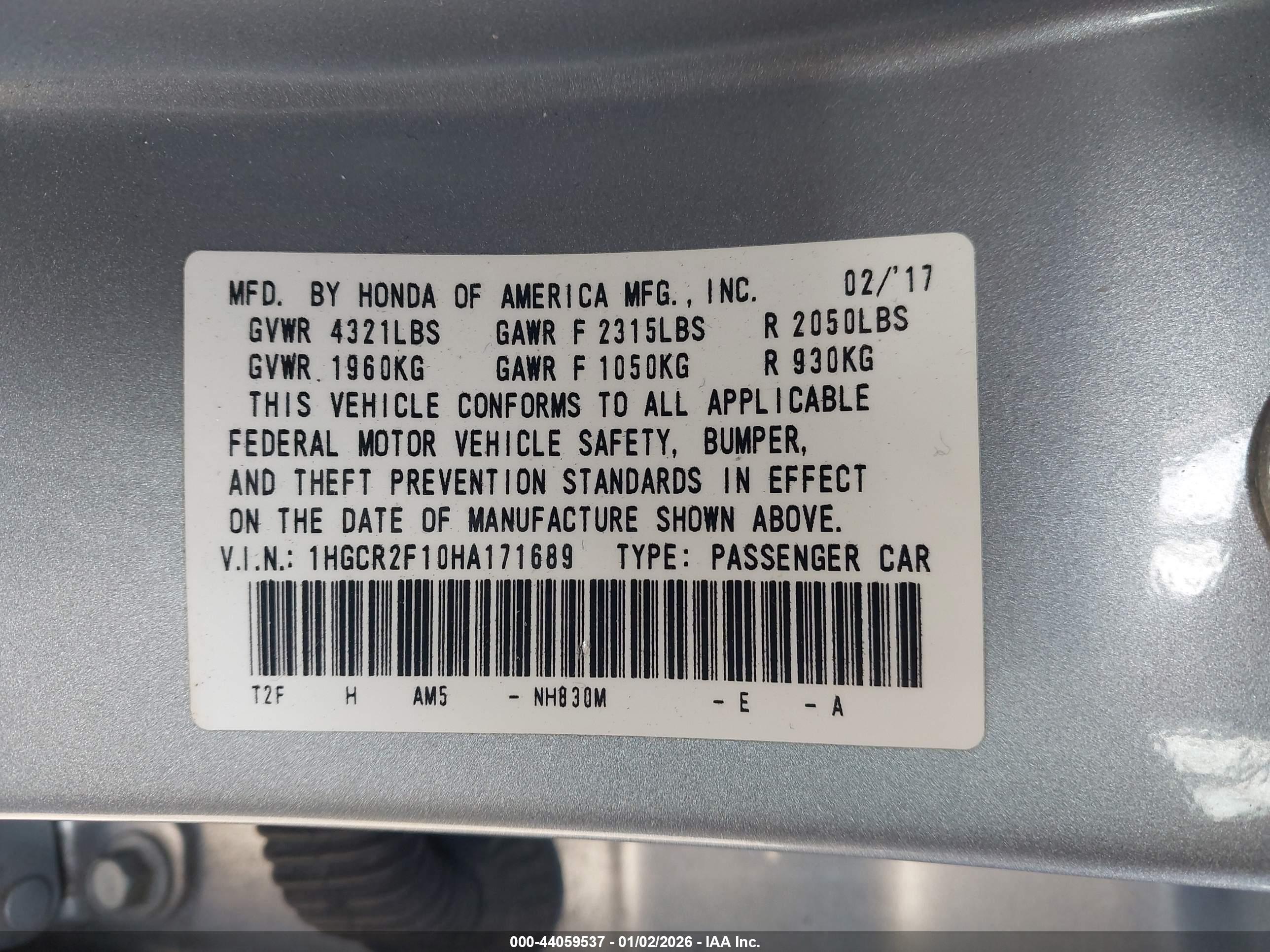 HONDA ACCORD image 9