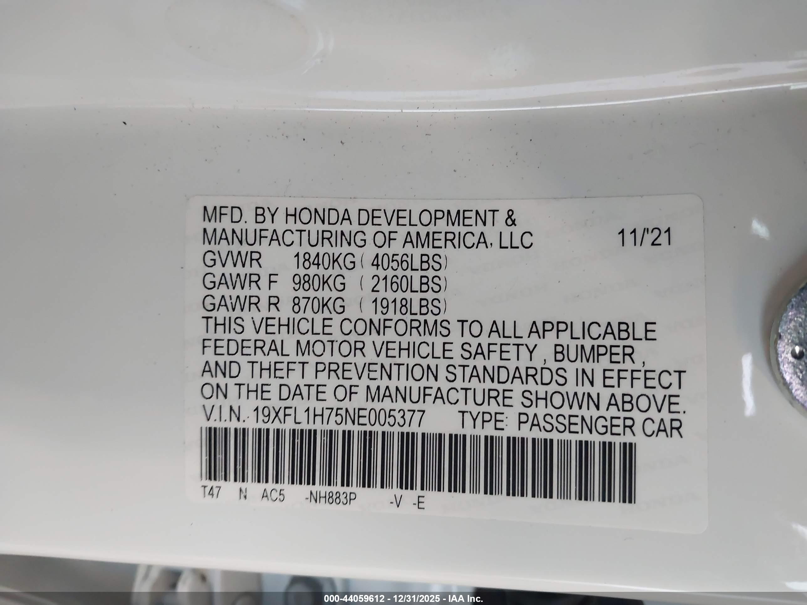 HONDA CIVIC image 9