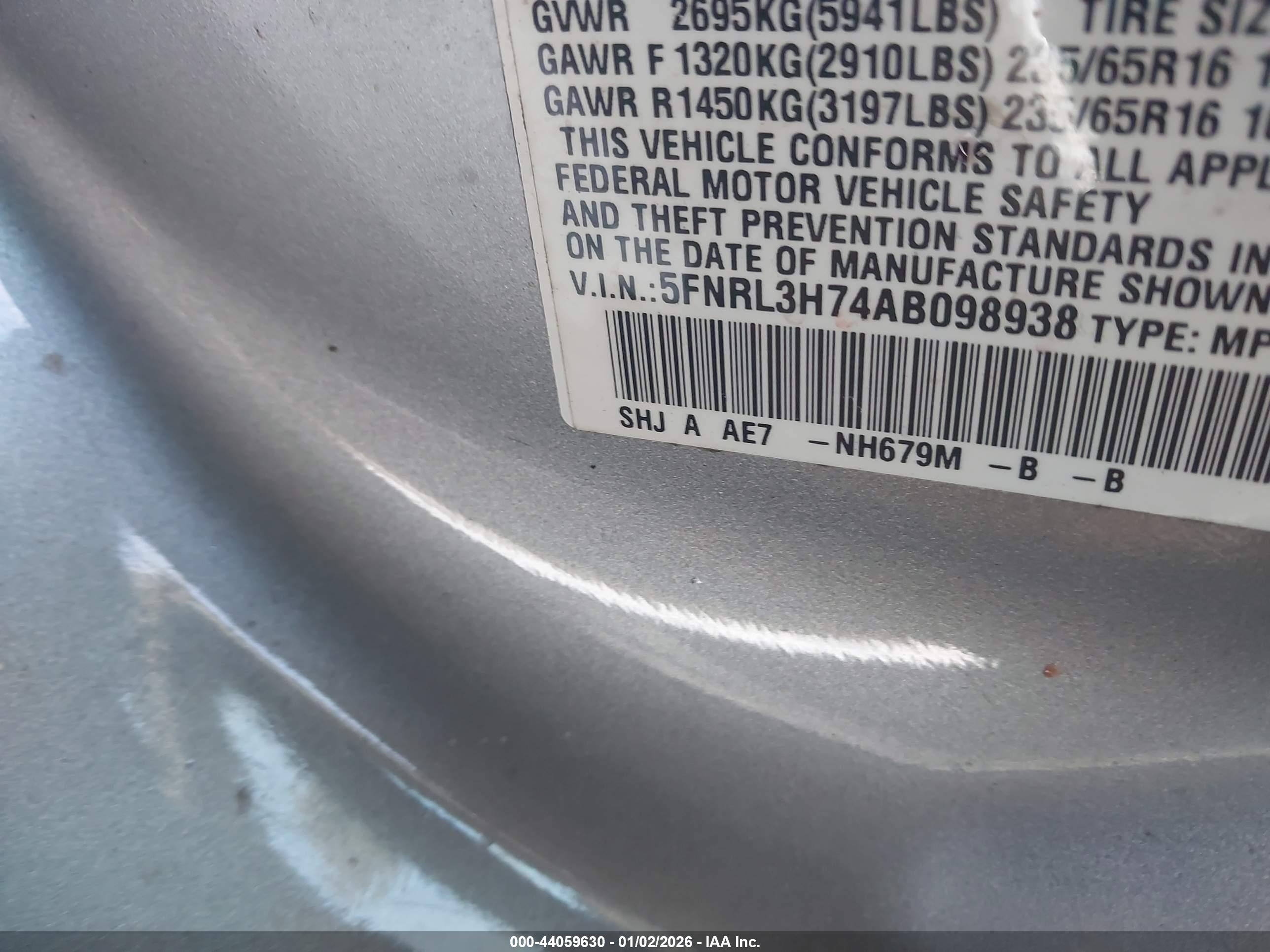 HONDA ODYSSEY image 9