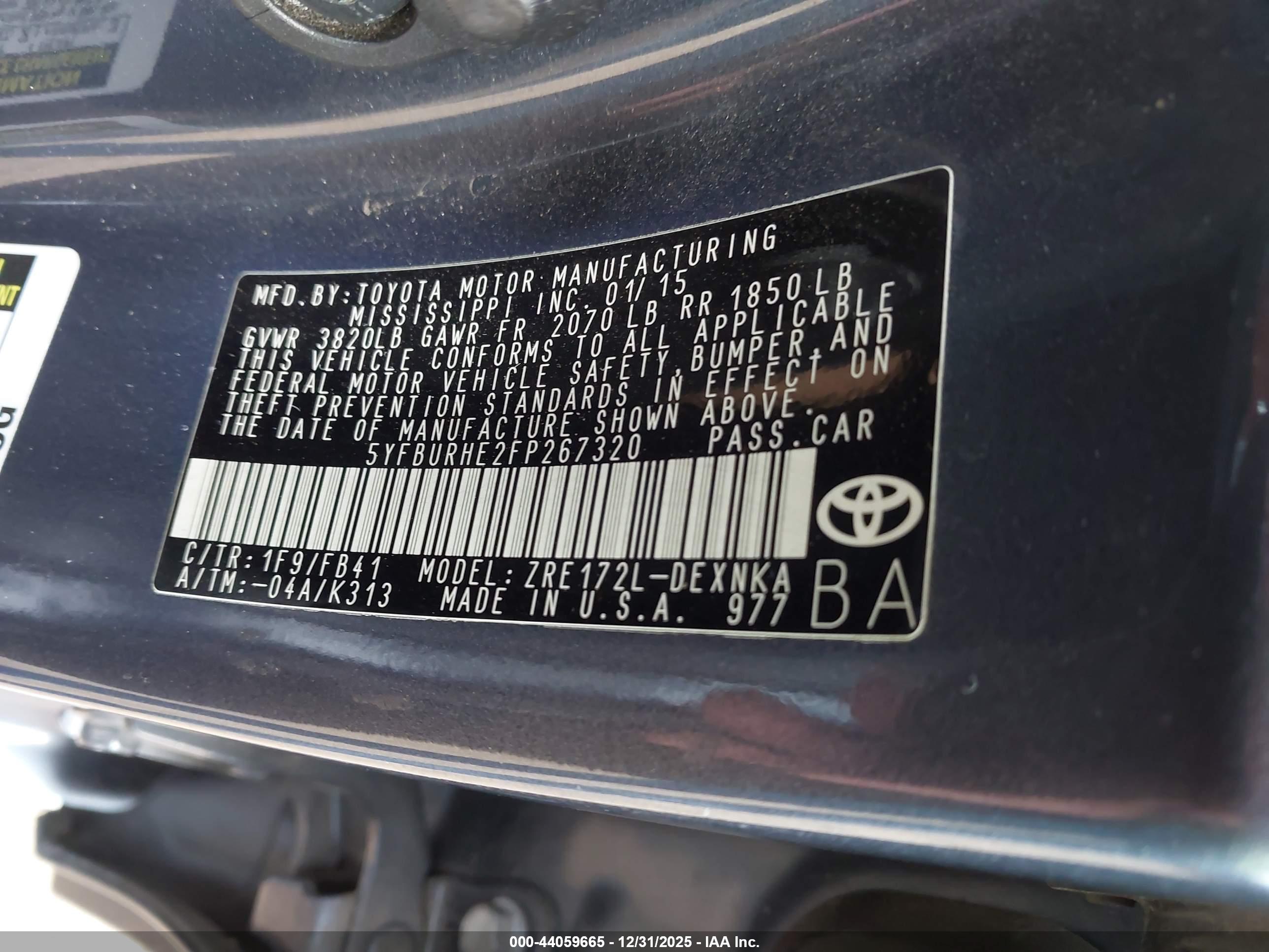 TOYOTA COROLLA image 9