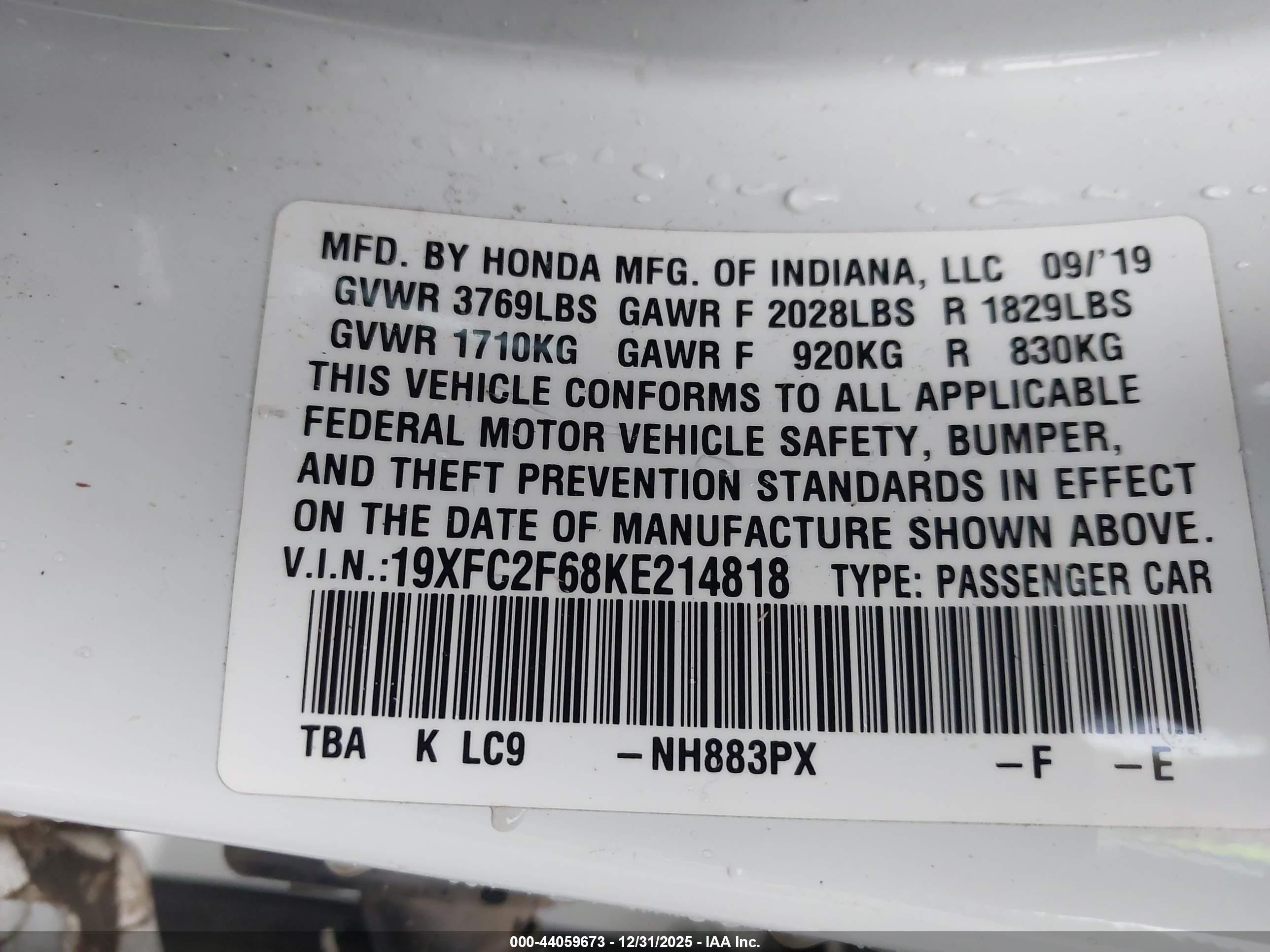 HONDA CIVIC image 9