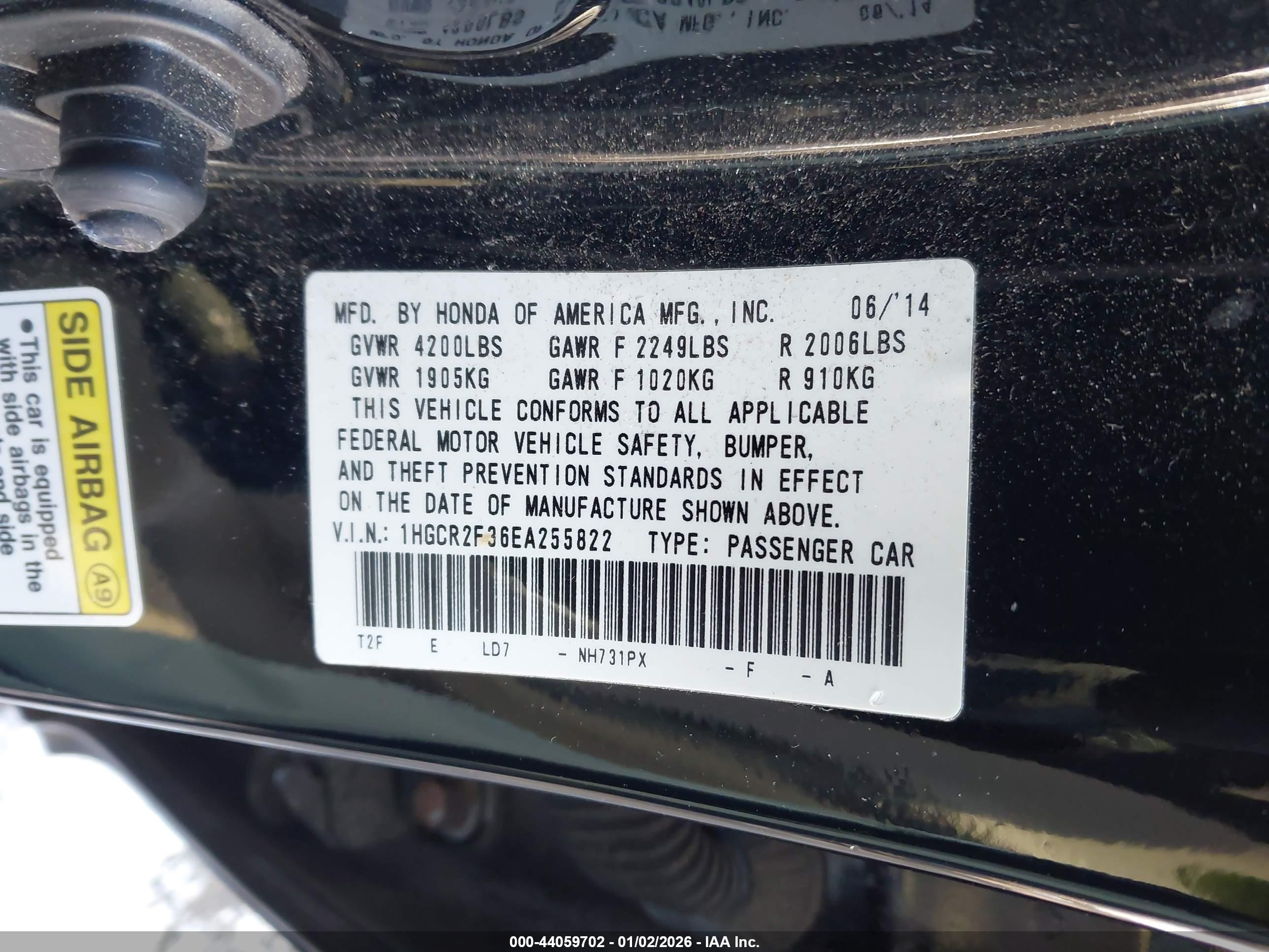 HONDA ACCORD image 9