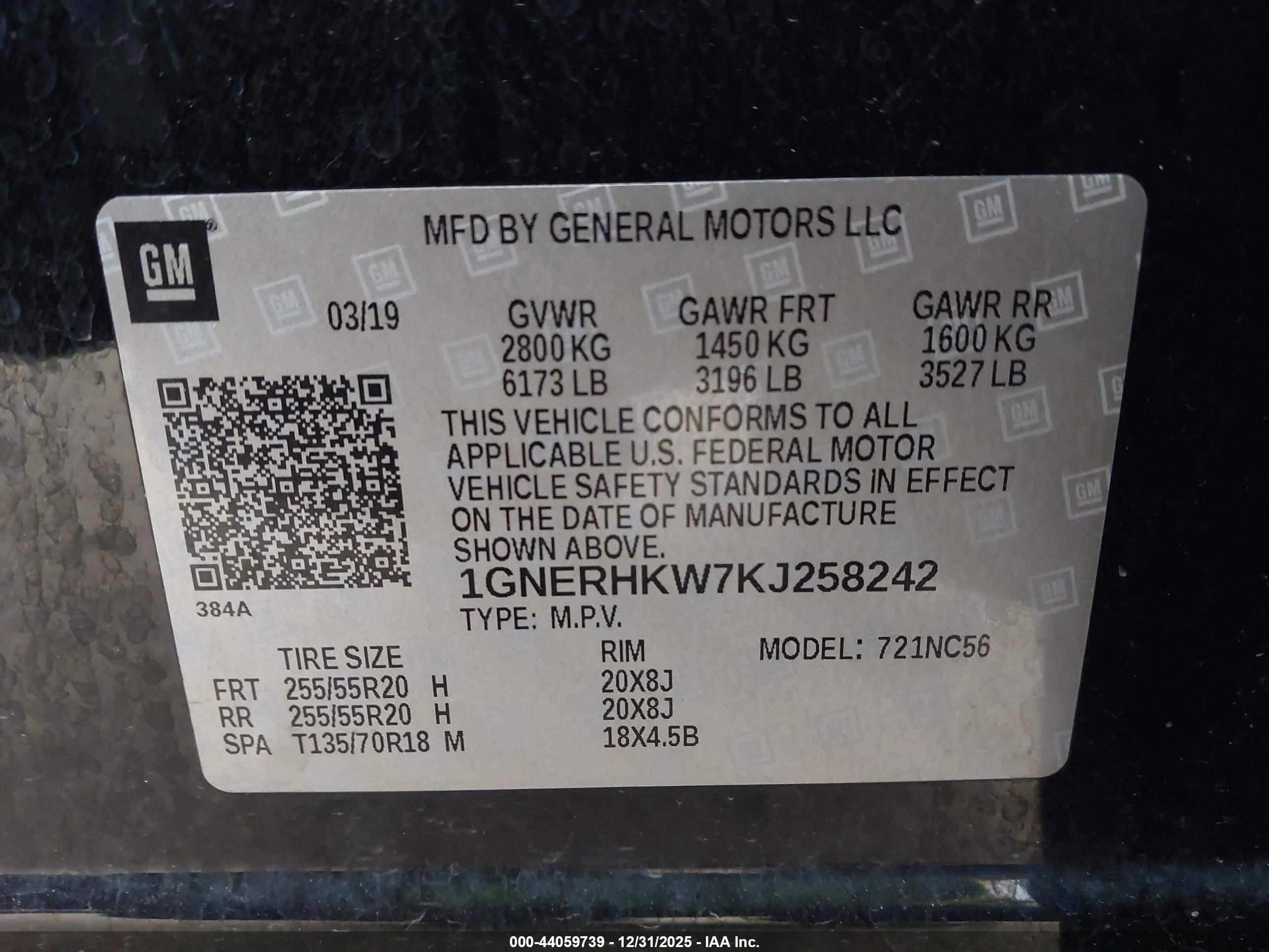 CHEVROLET TRAVERSE image 9