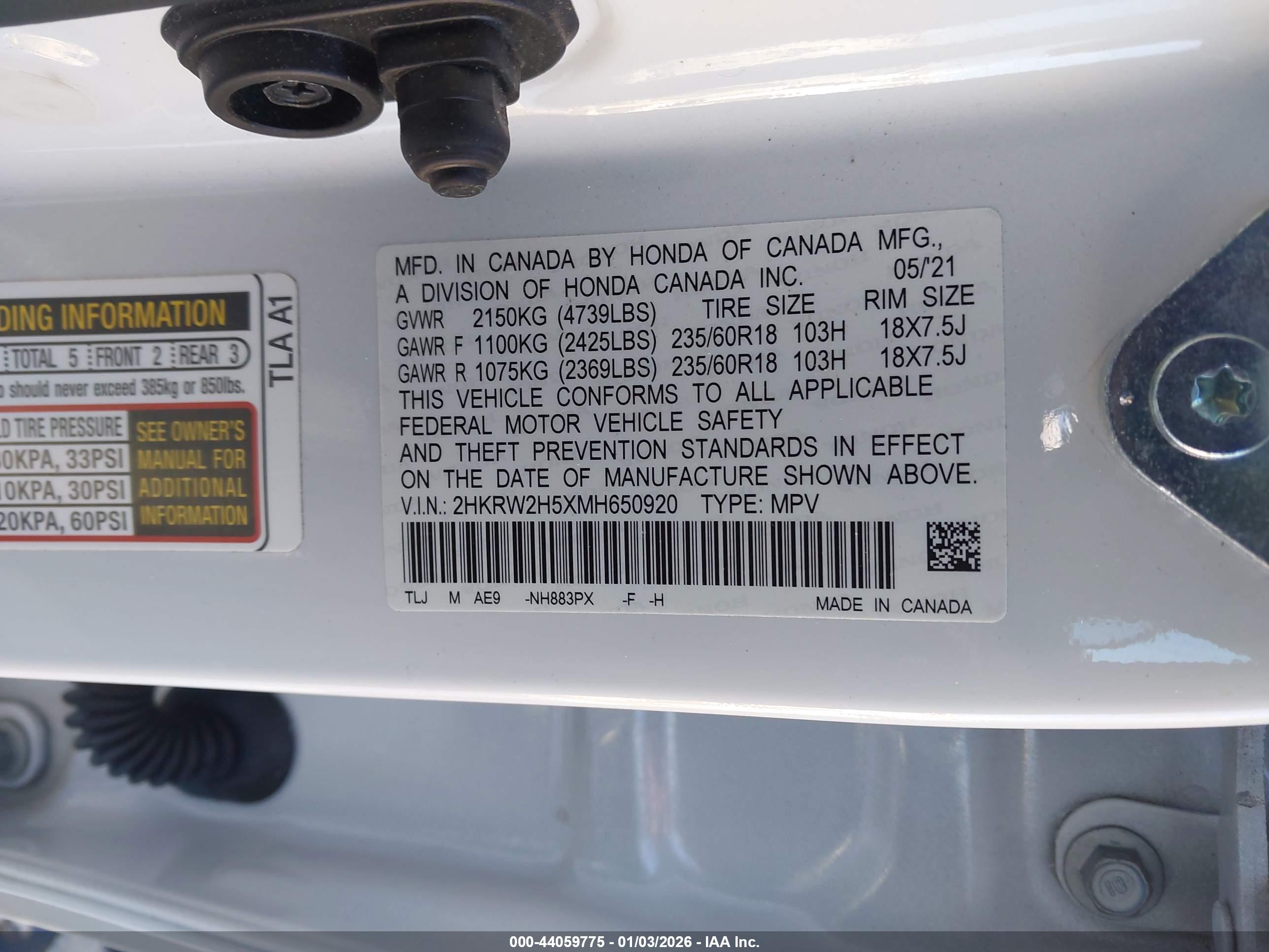 HONDA CR-V image 9