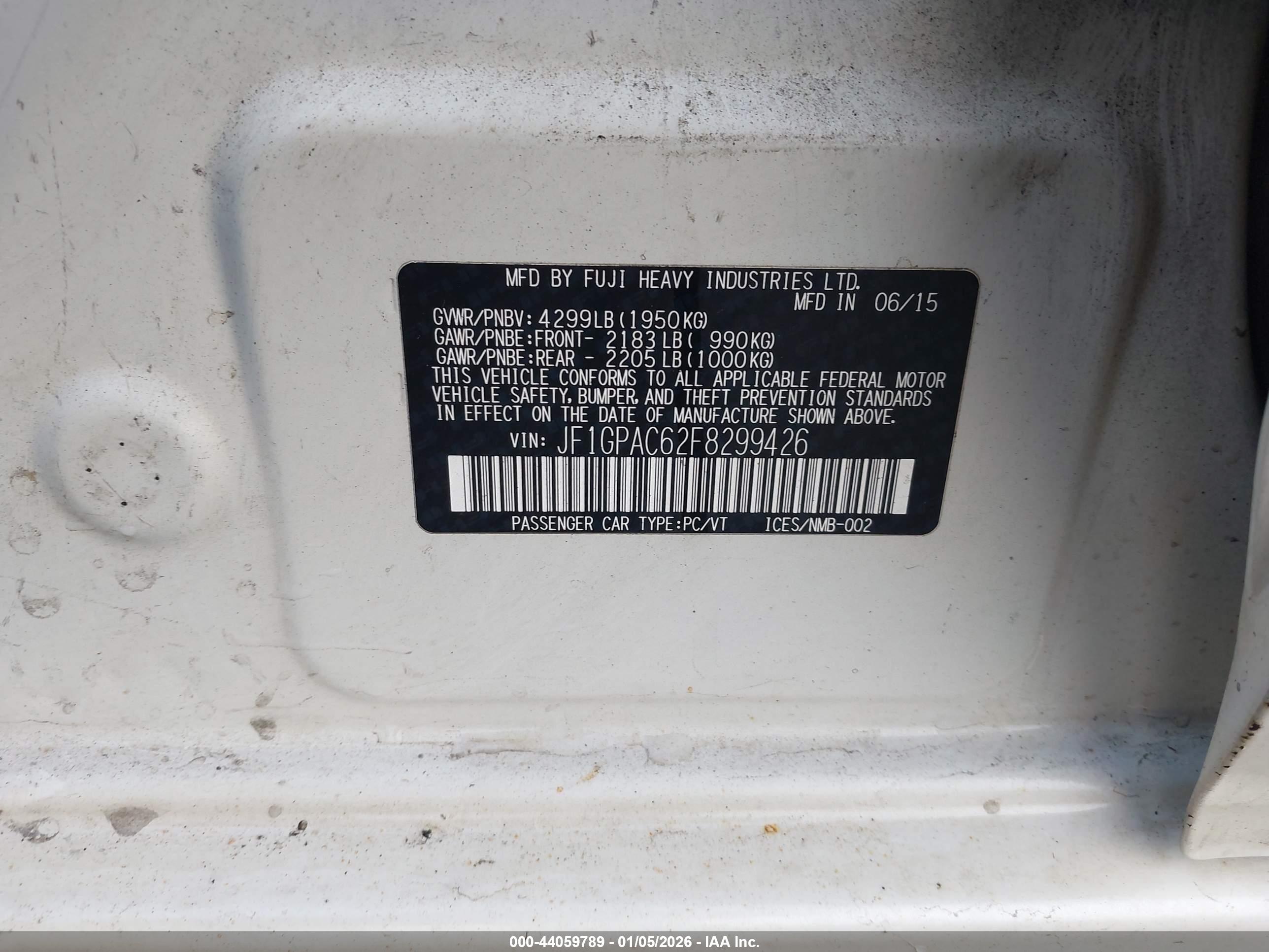 SUBARU IMPREZA image 9