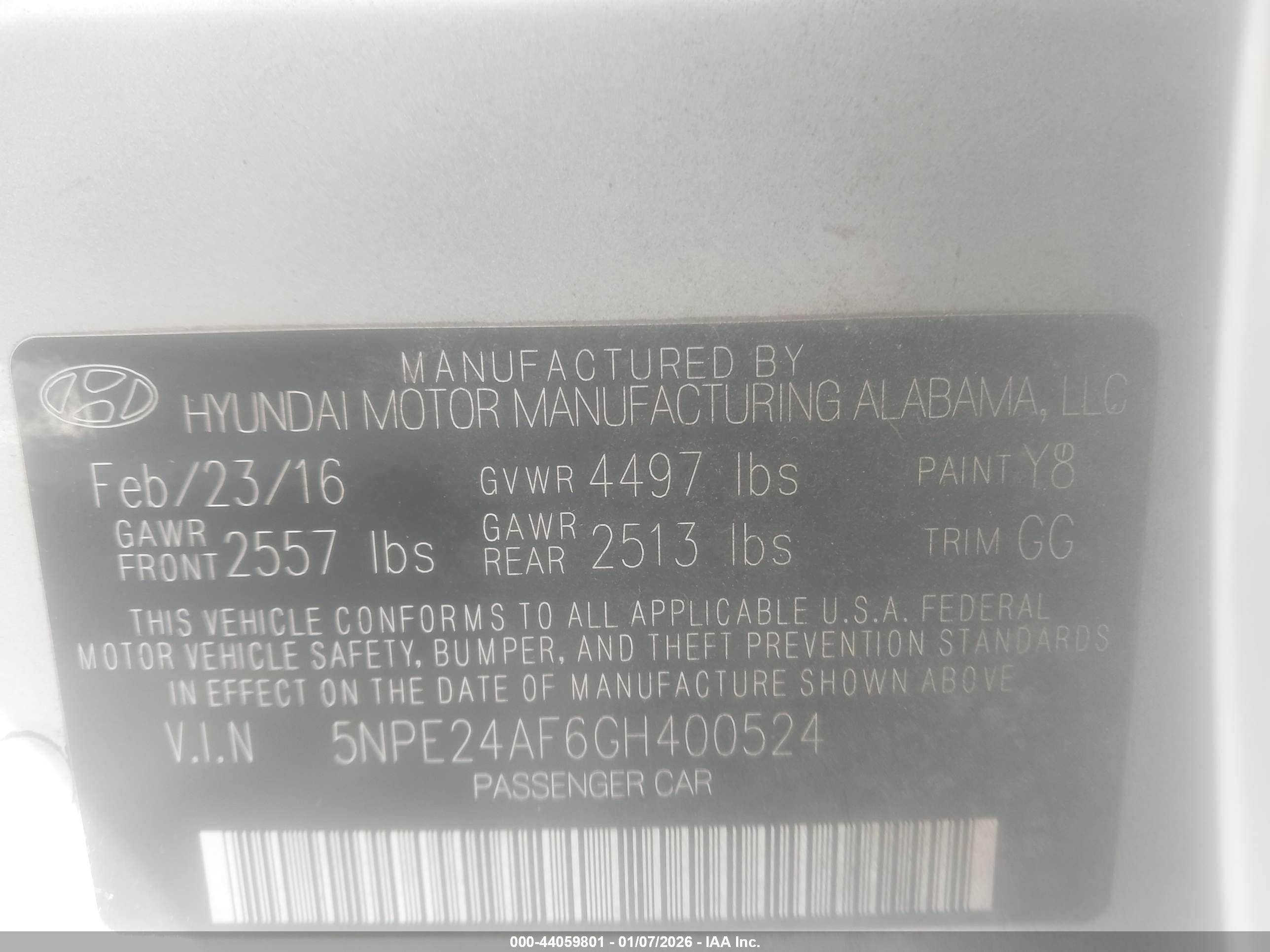 HYUNDAI SONATA image 9
