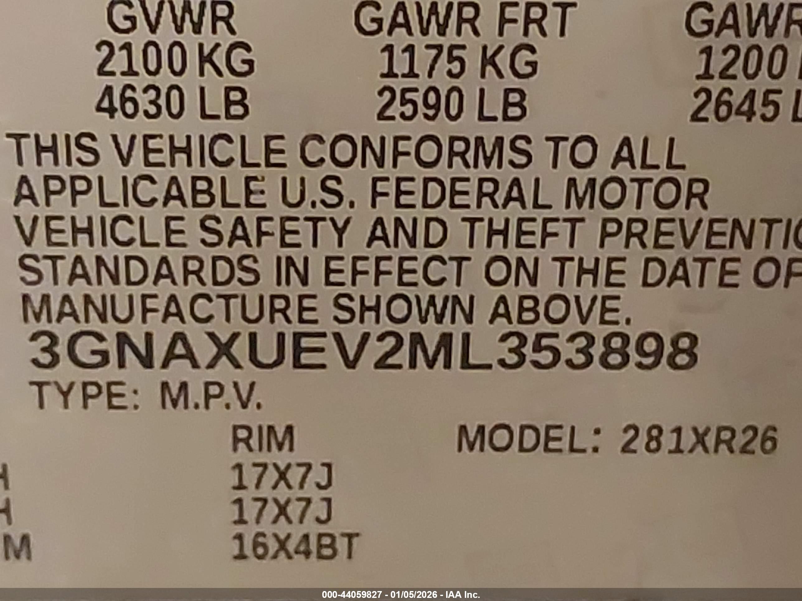 CHEVROLET EQUINOX image 9
