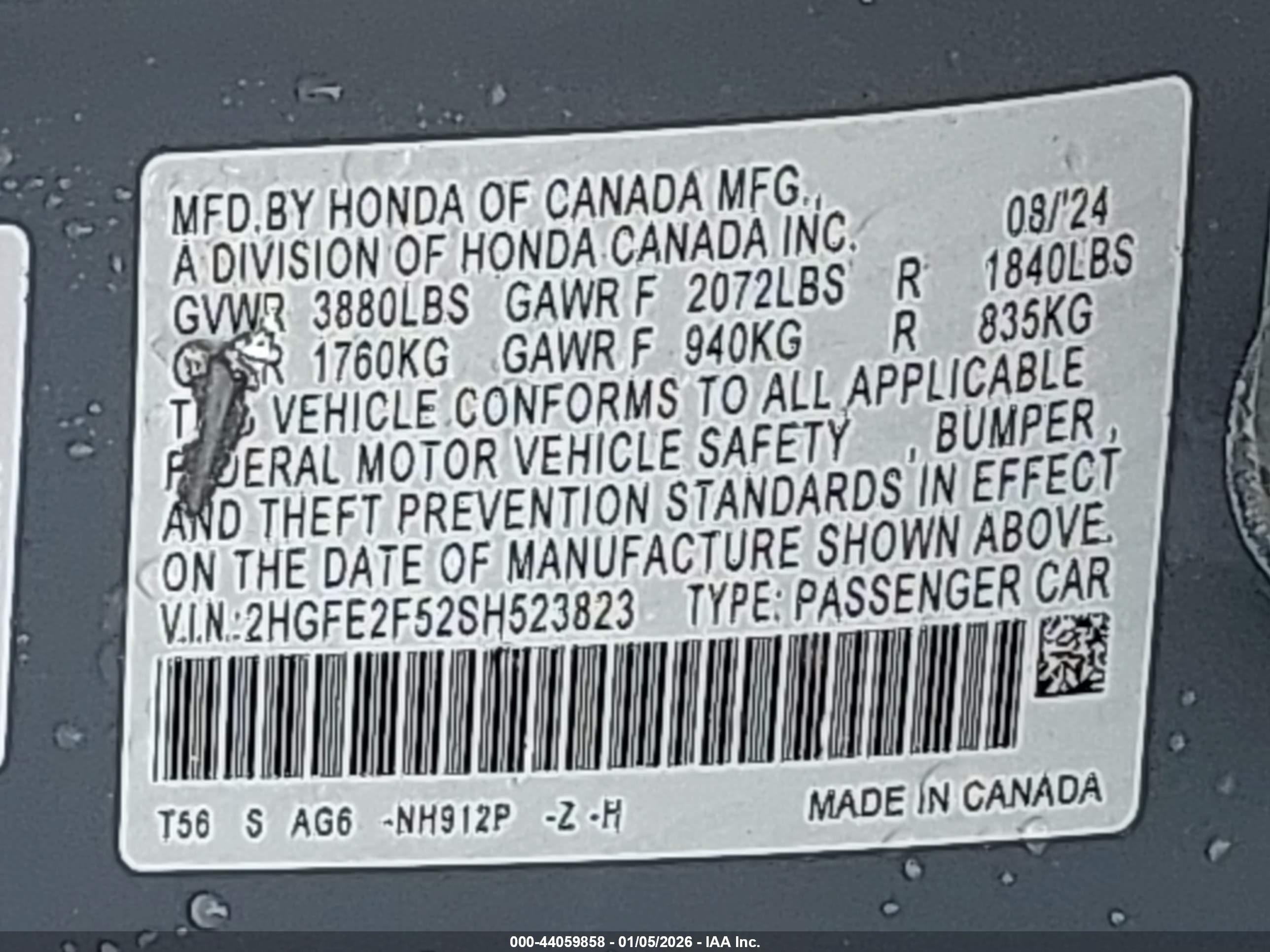 HONDA CIVIC image 9