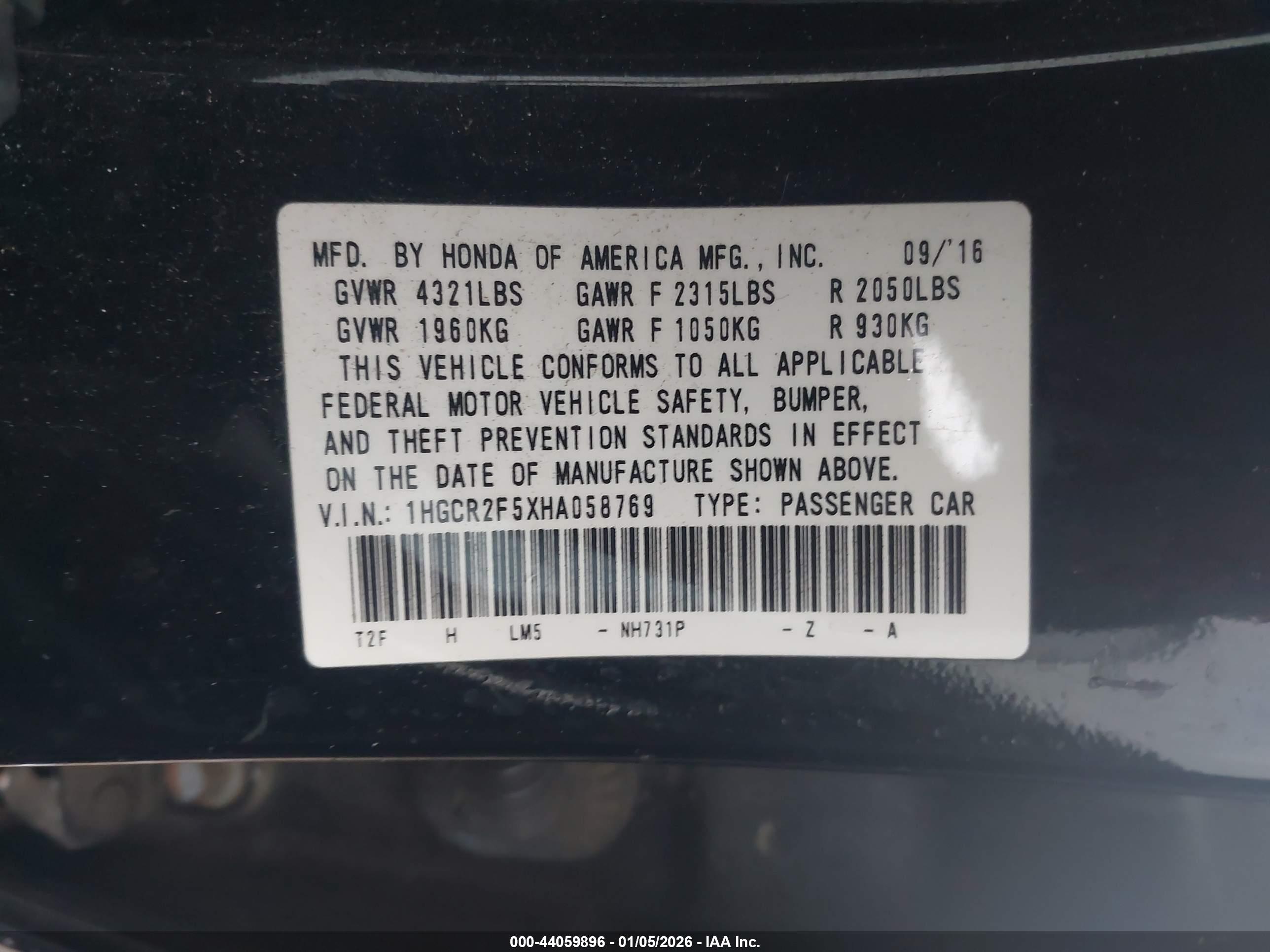 HONDA ACCORD image 9