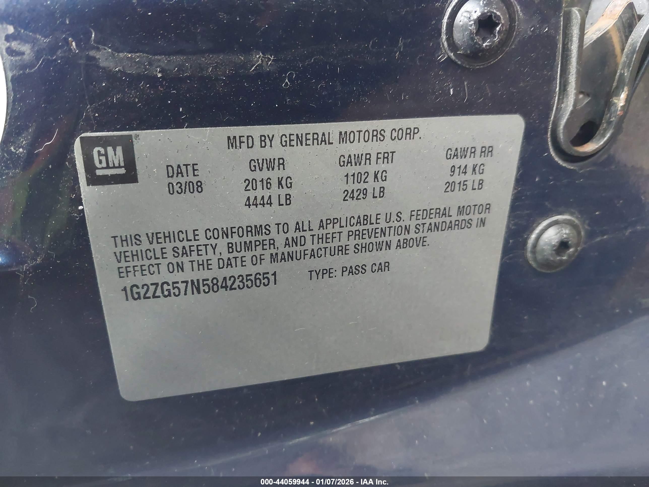 PONTIAC G6 image 9