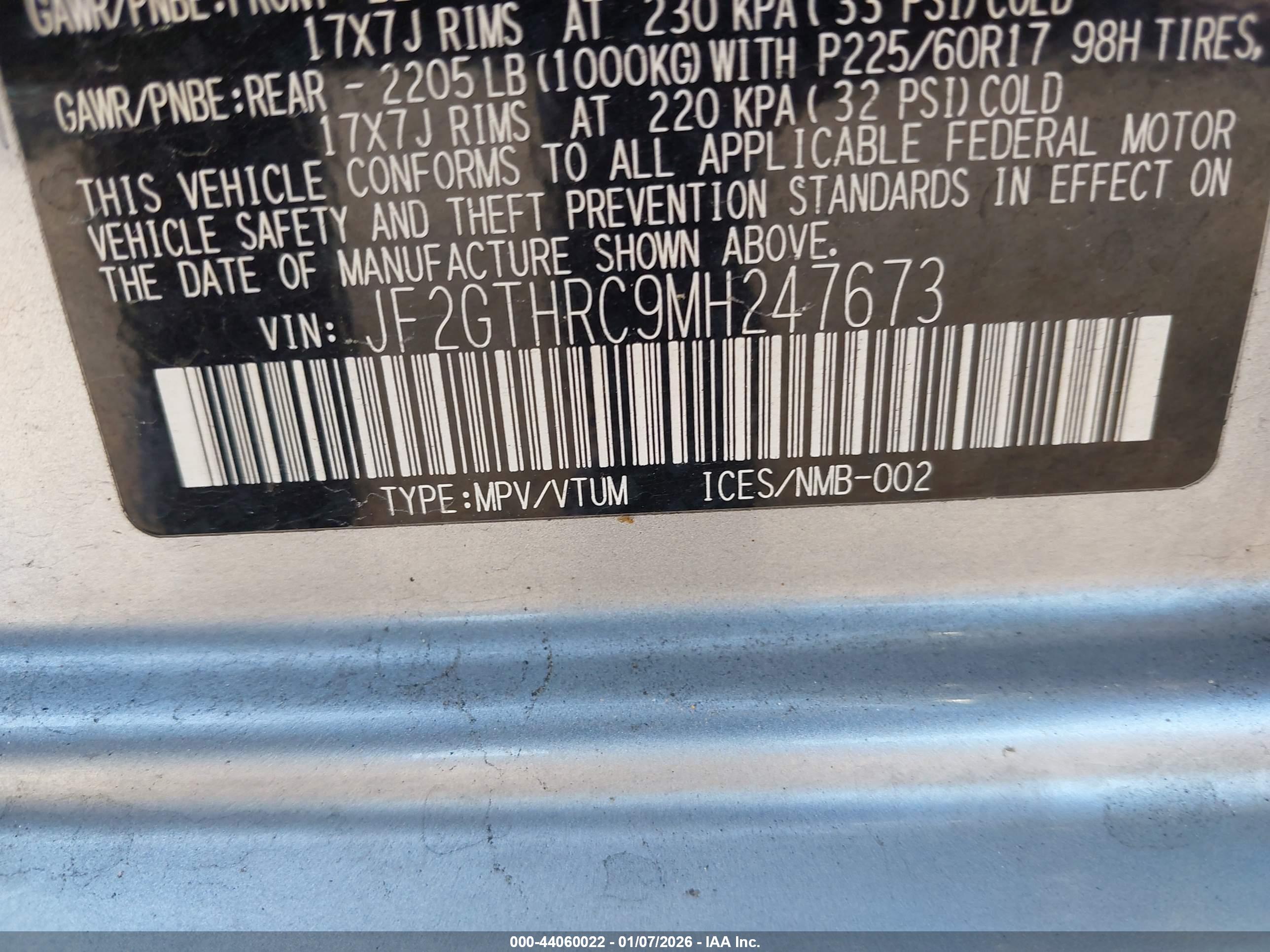 SUBARU CROSSTREK image 9