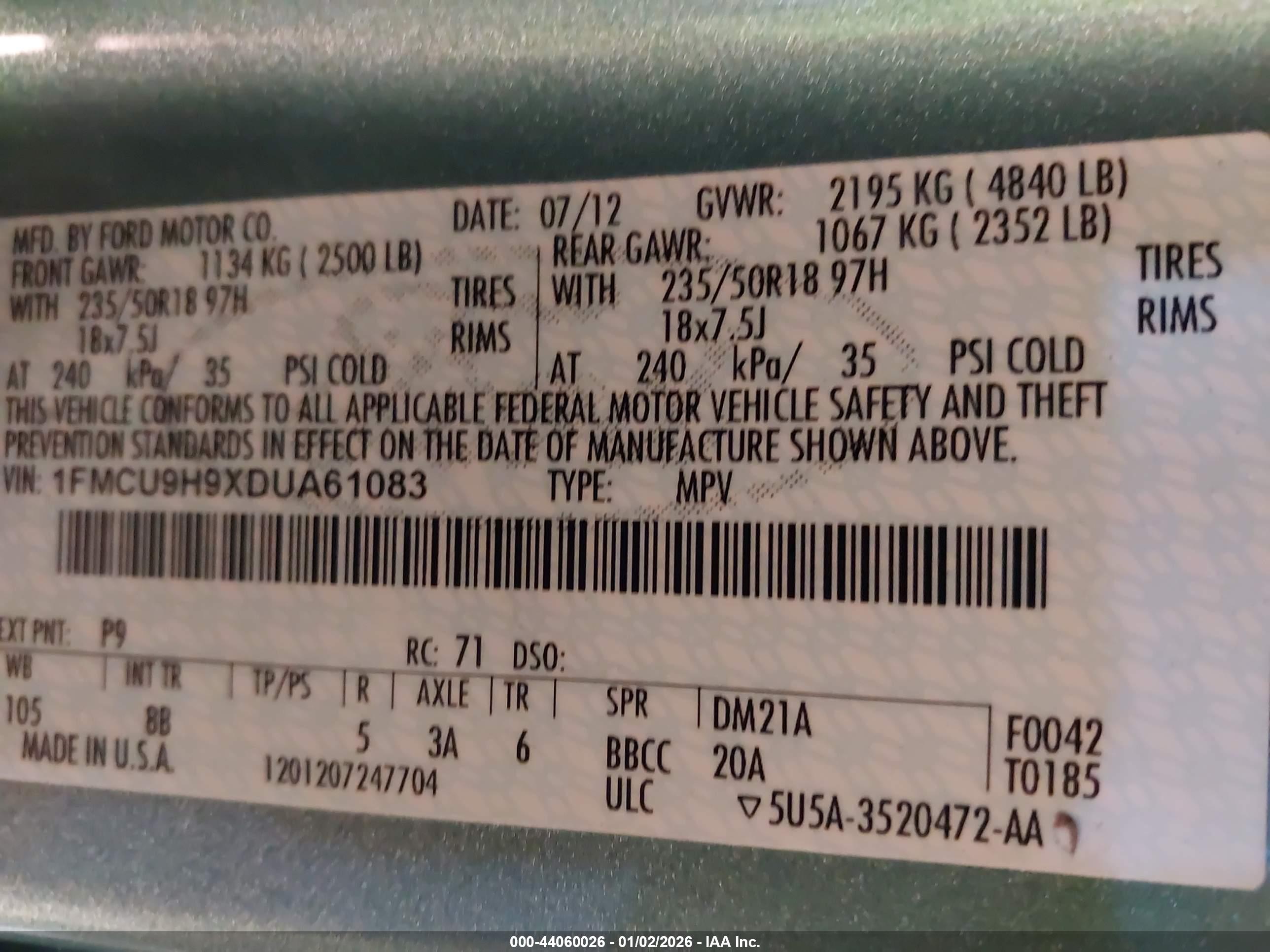 FORD ESCAPE image 9
