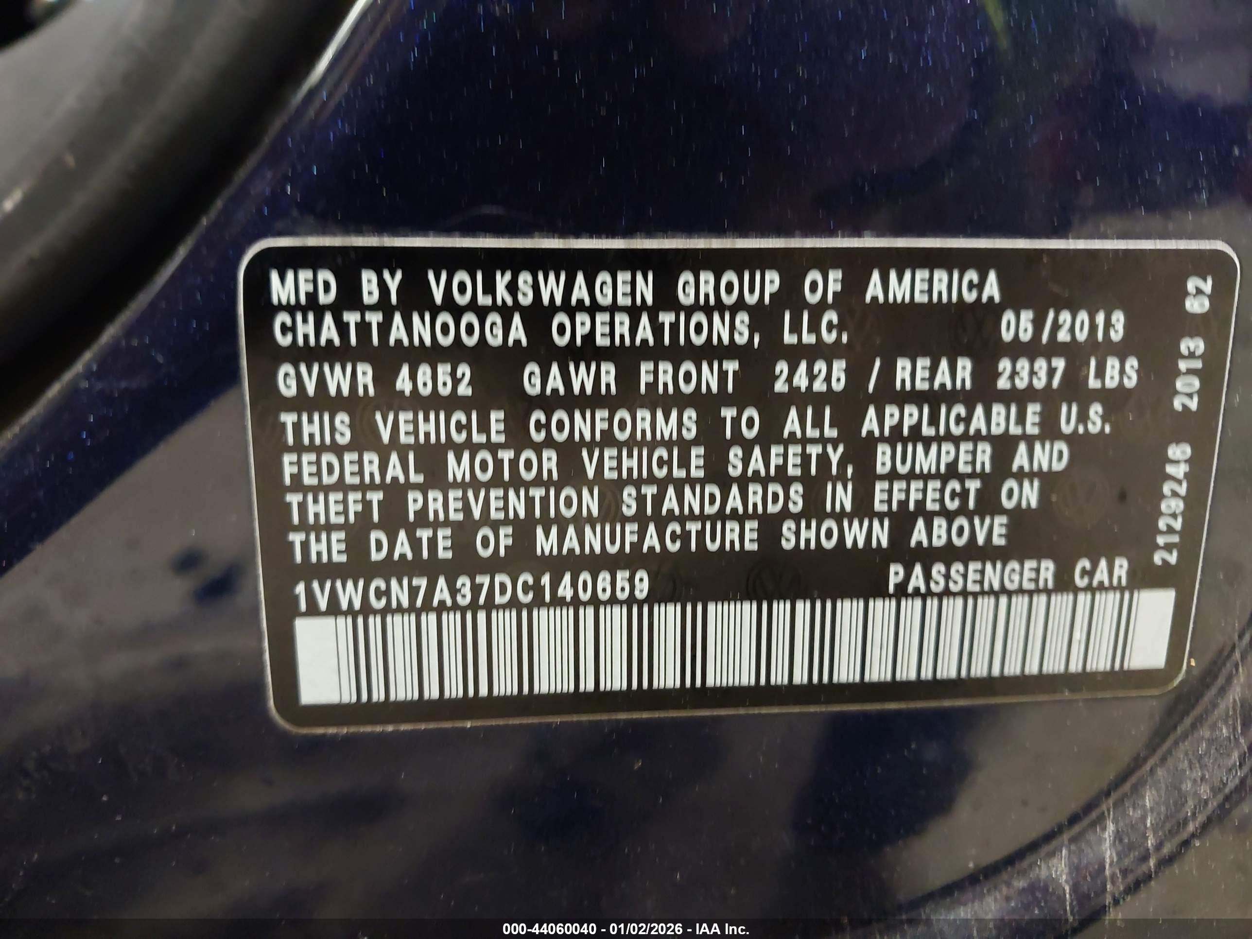 VOLKSWAGEN PASSAT image 9