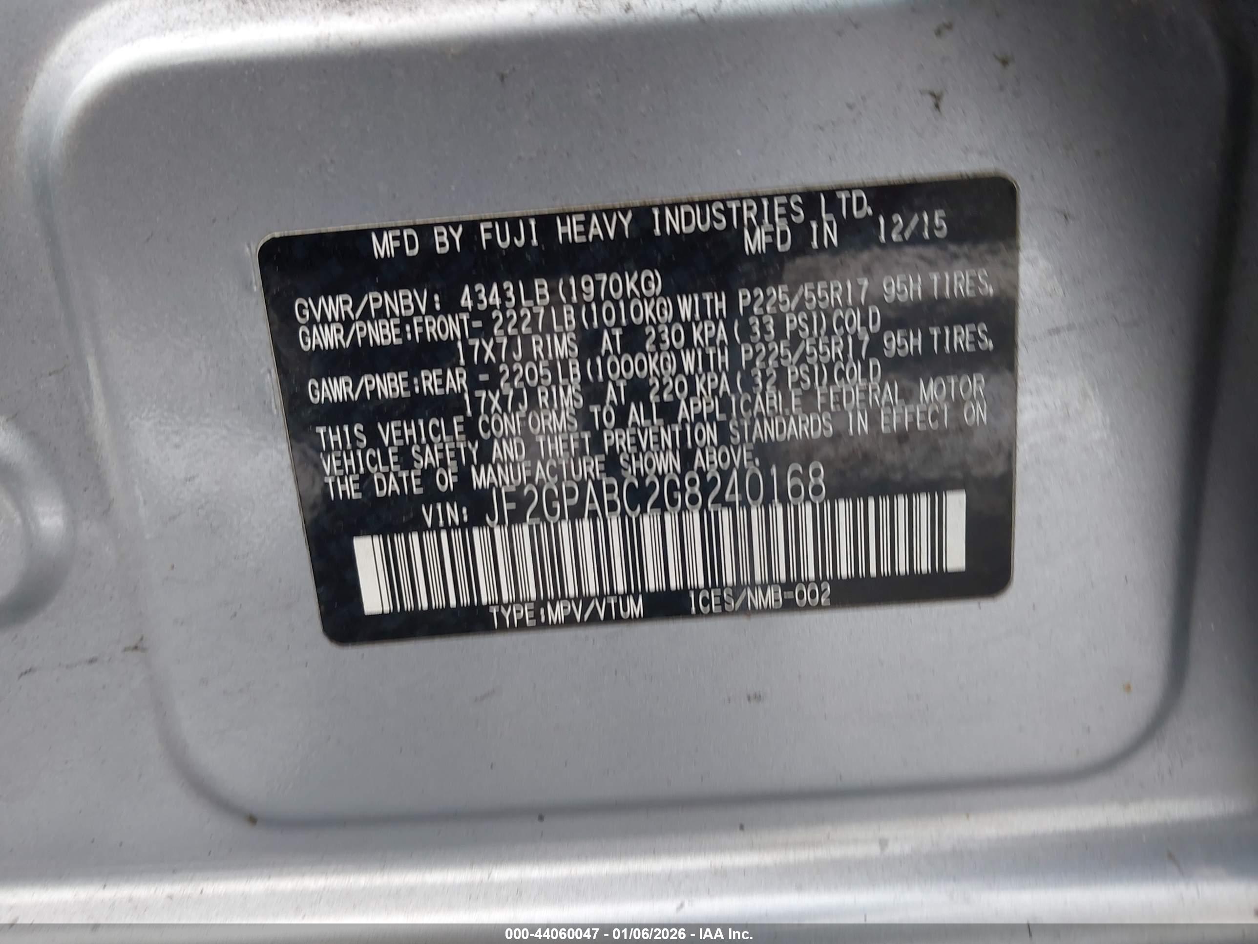 SUBARU CROSSTREK image 9