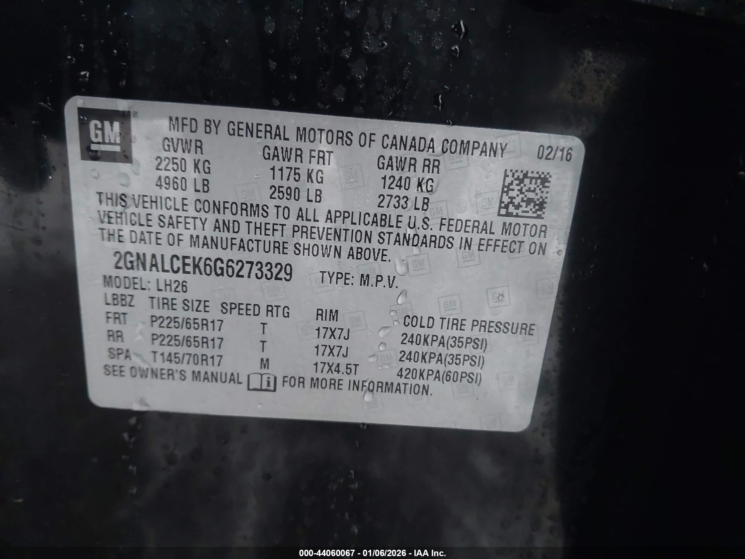 CHEVROLET EQUINOX image 9
