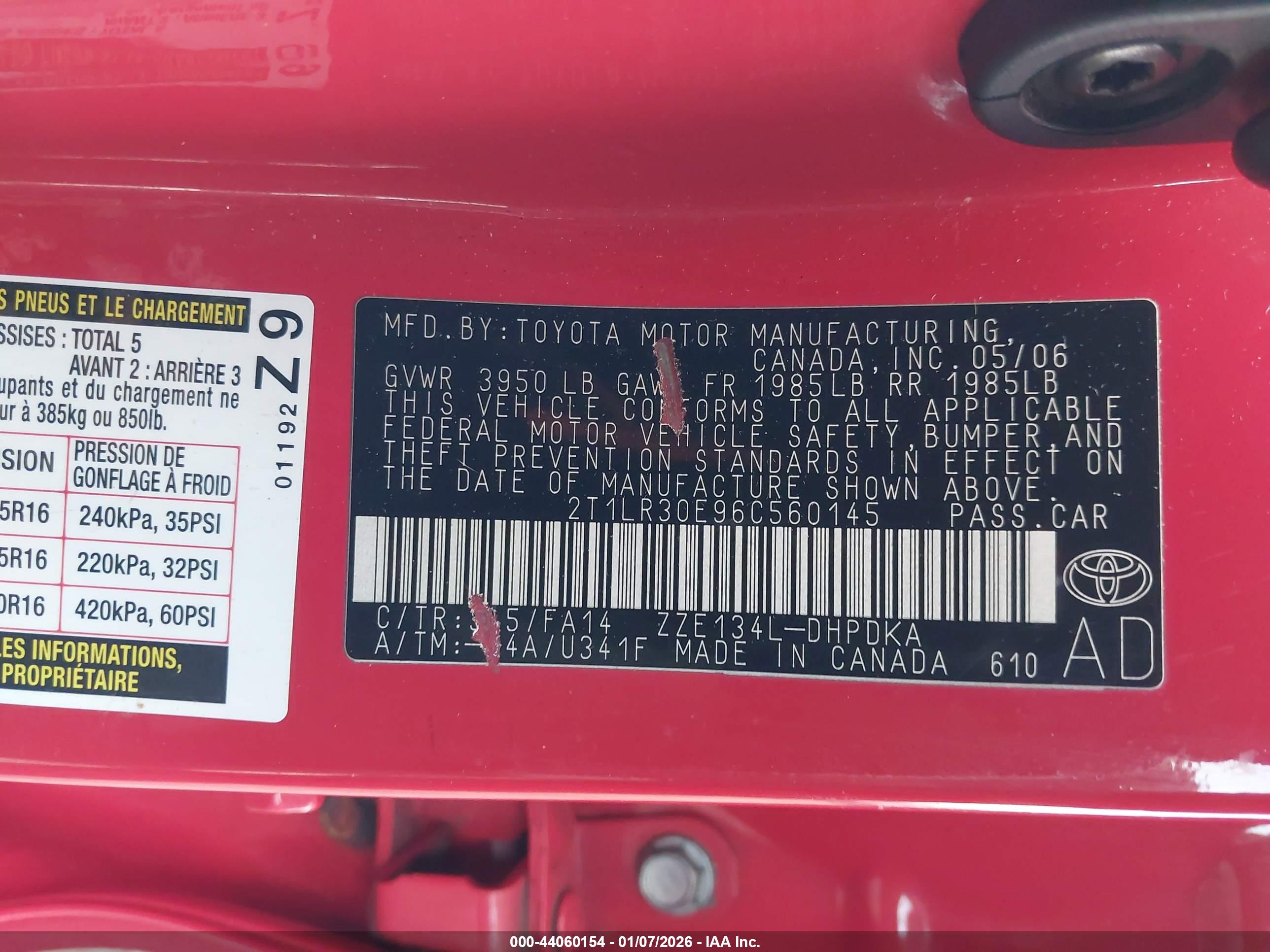 TOYOTA MATRIX image 9