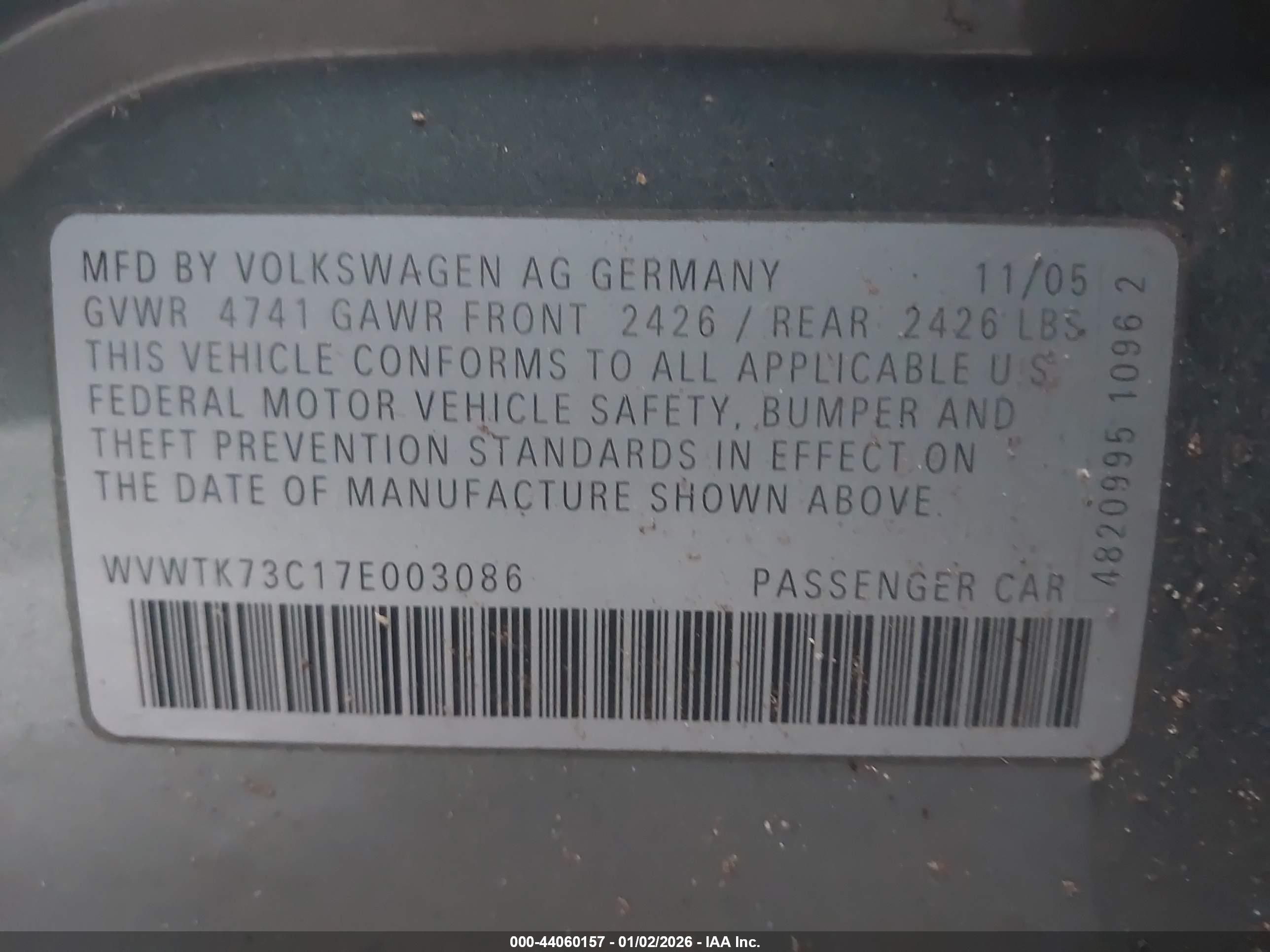 VOLKSWAGEN PASSAT image 9
