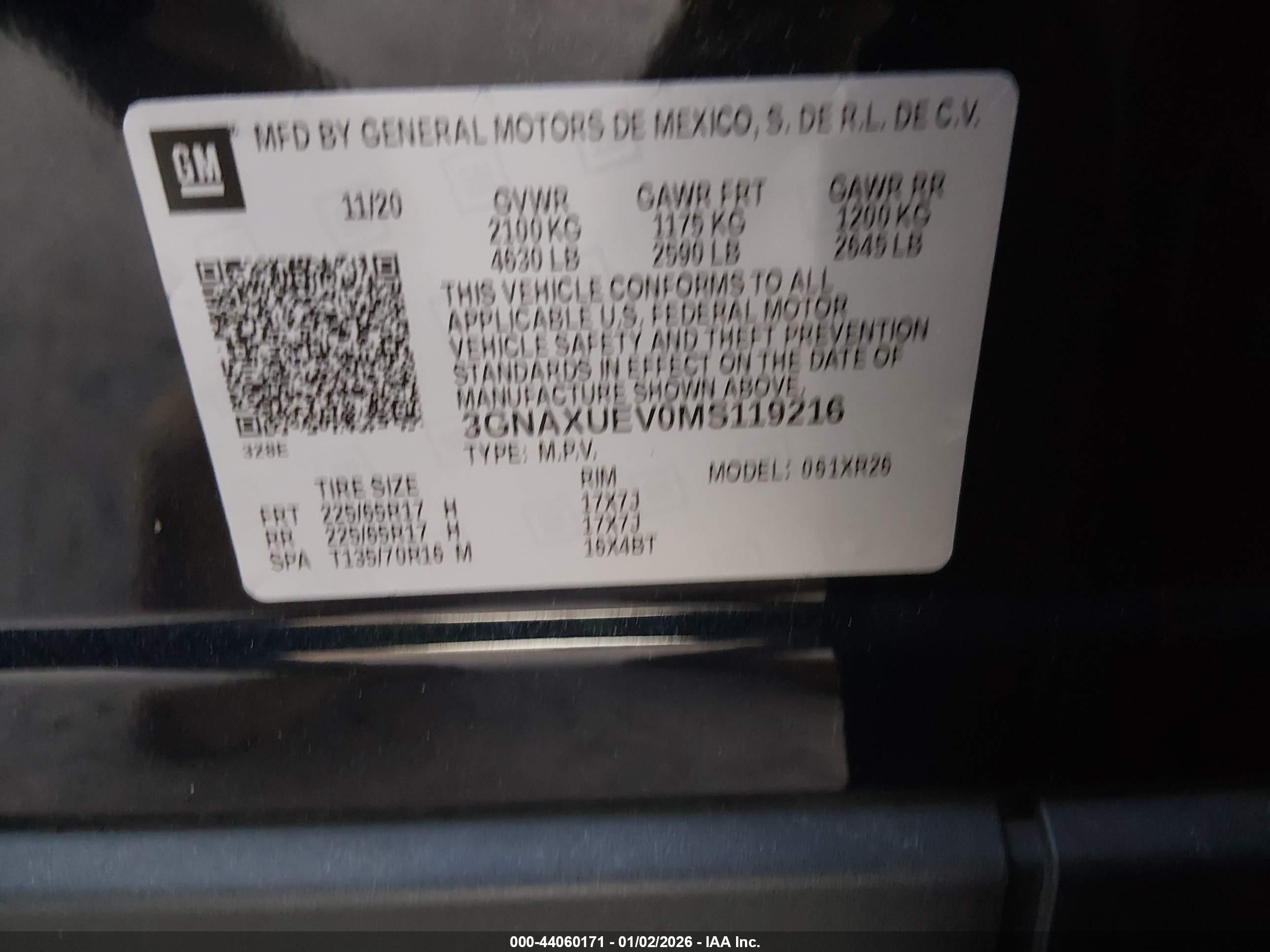 CHEVROLET EQUINOX image 9