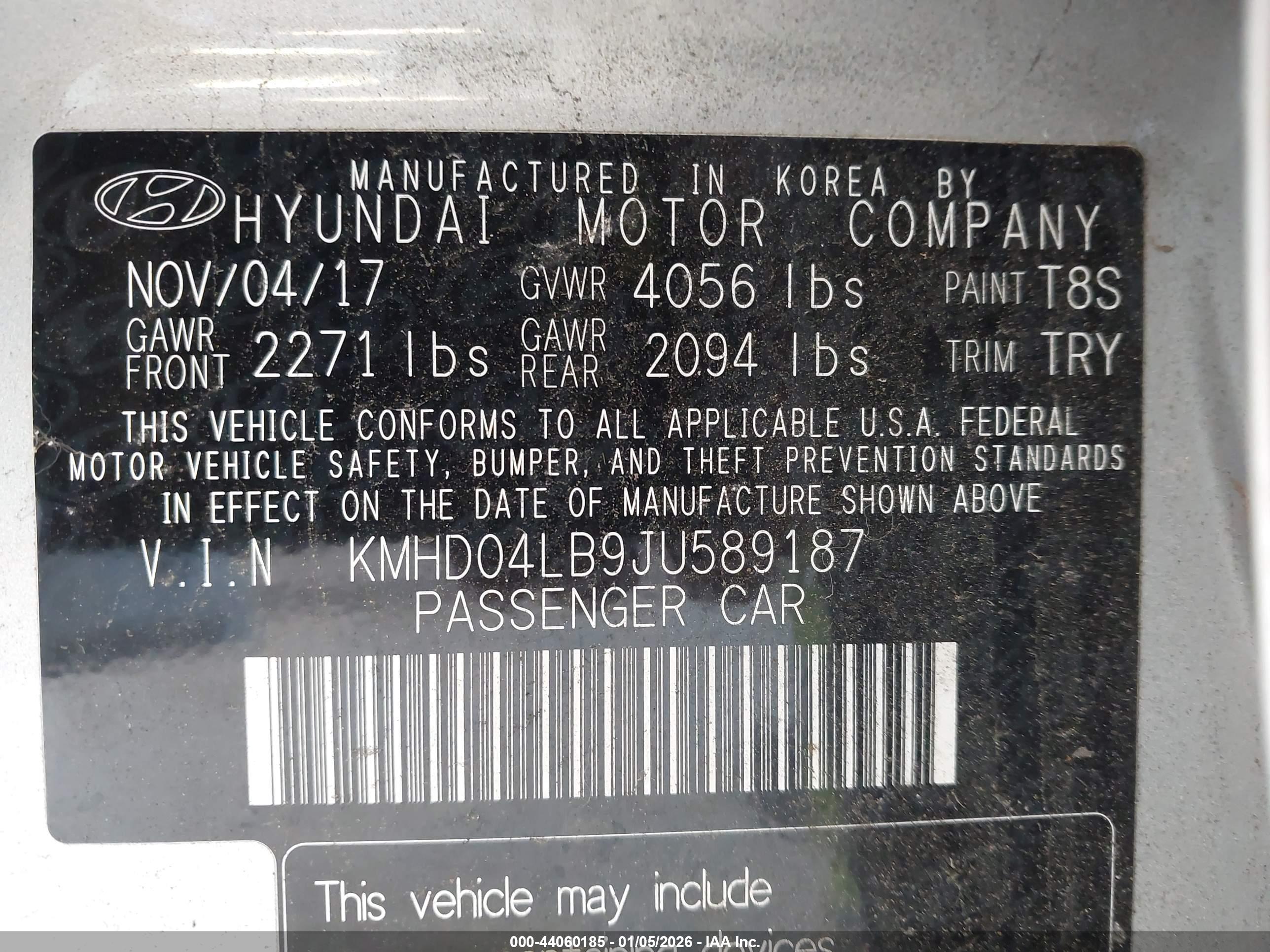 HYUNDAI ELANTRA image 9