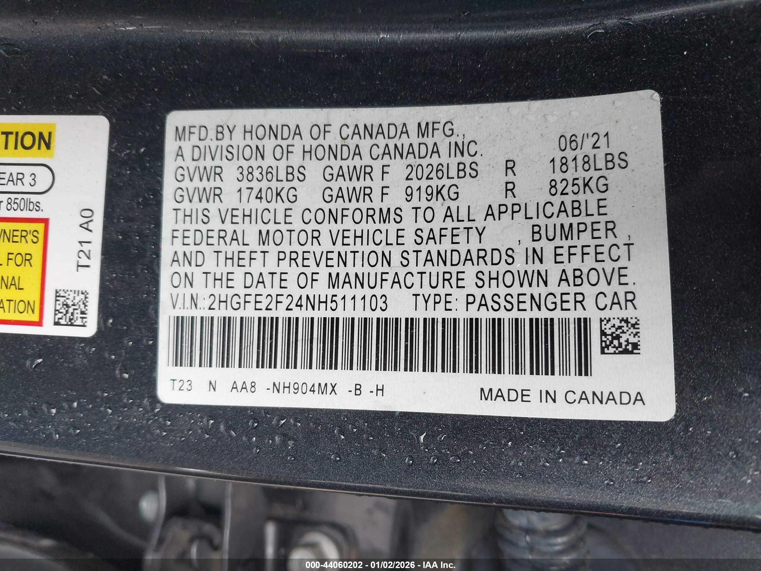 HONDA CIVIC image 9