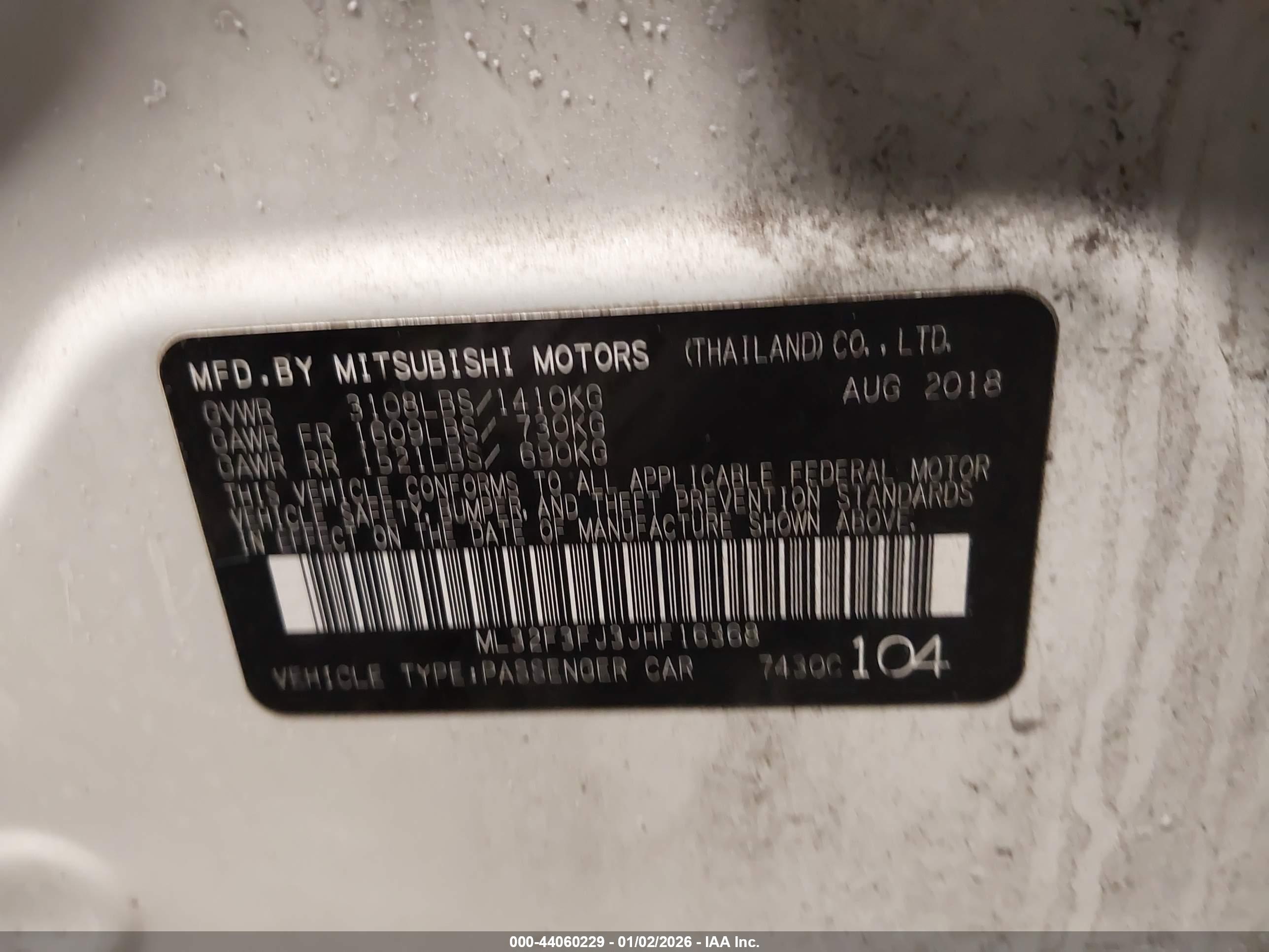 MITSUBISHI MIRAGE image 9
