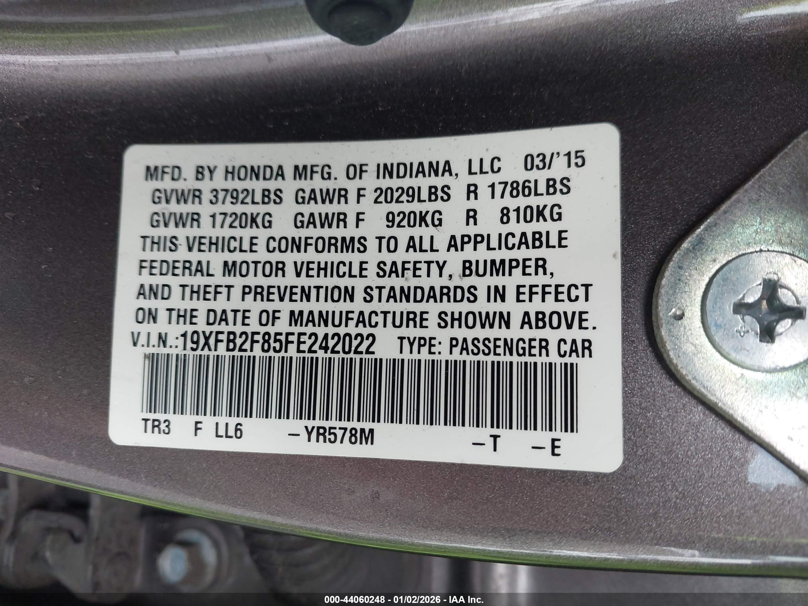 HONDA CIVIC image 9