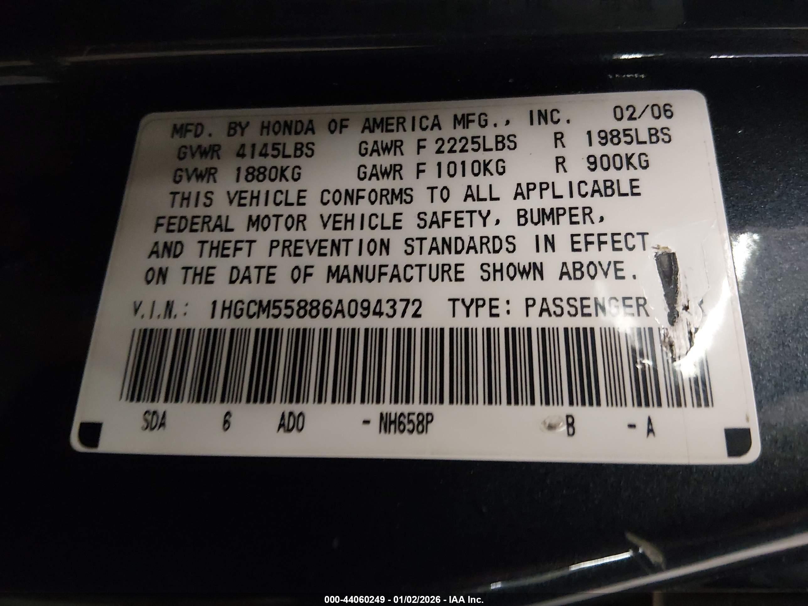 HONDA ACCORD image 9