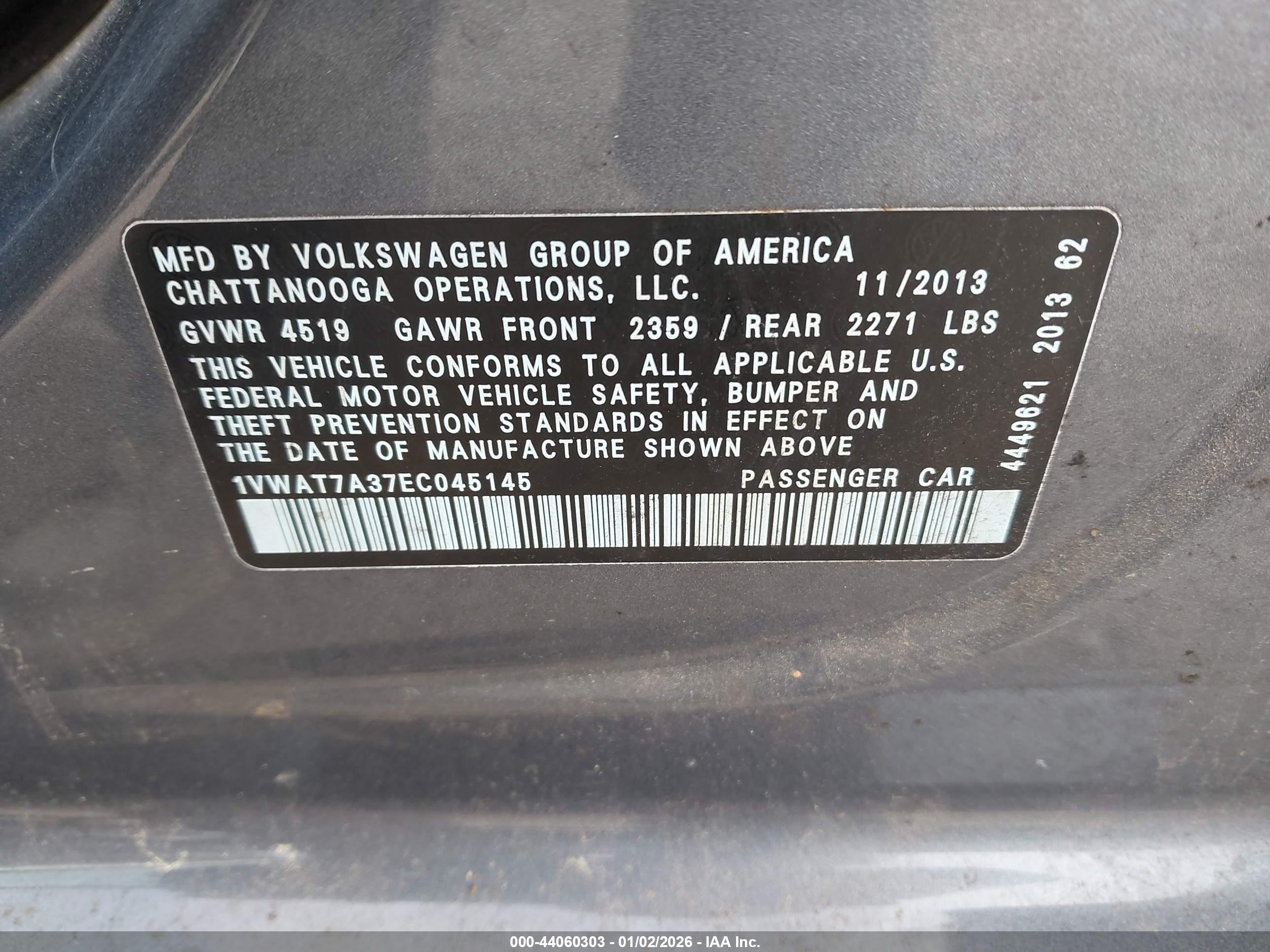 VOLKSWAGEN PASSAT image 9