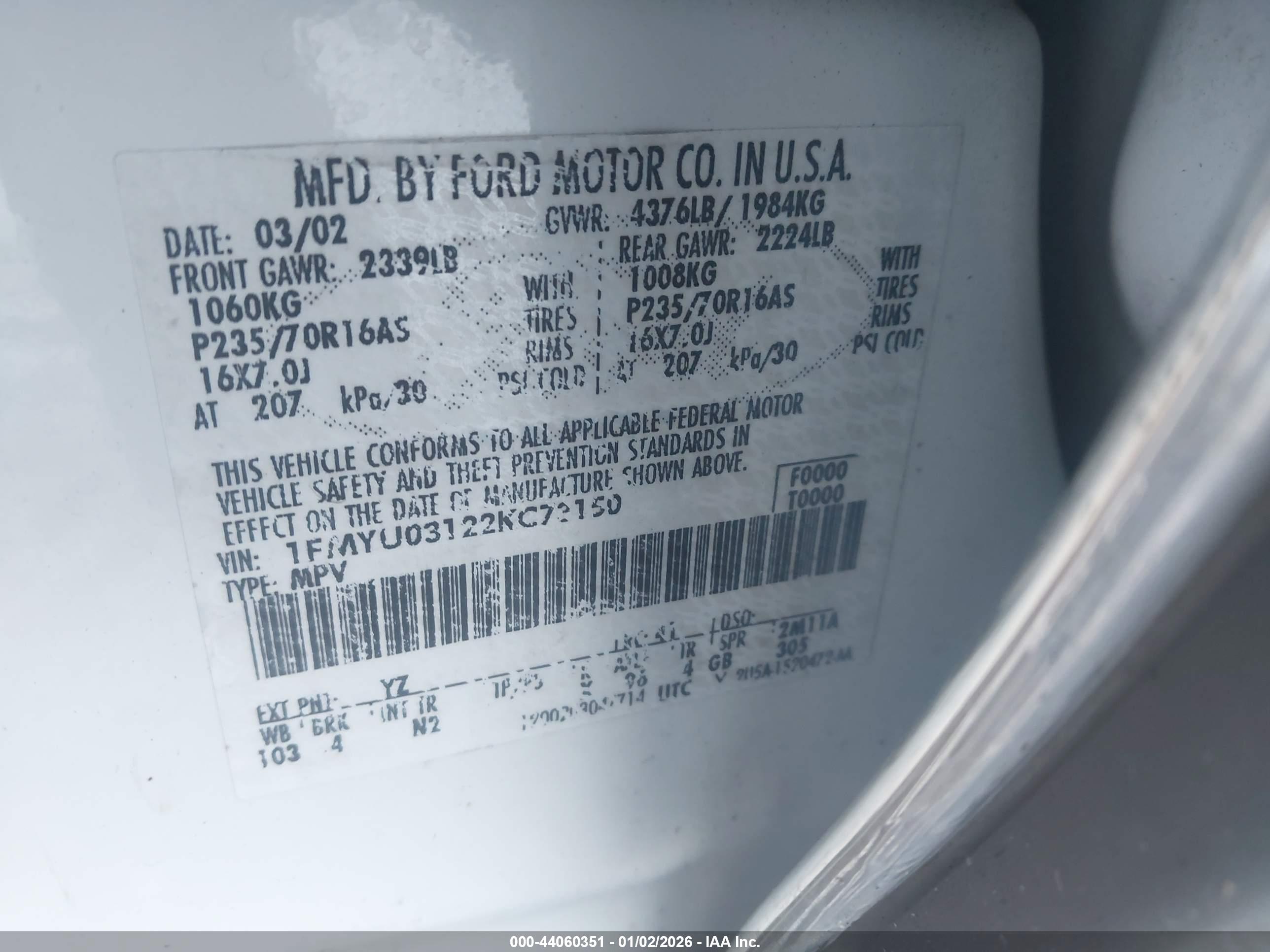FORD ESCAPE image 9