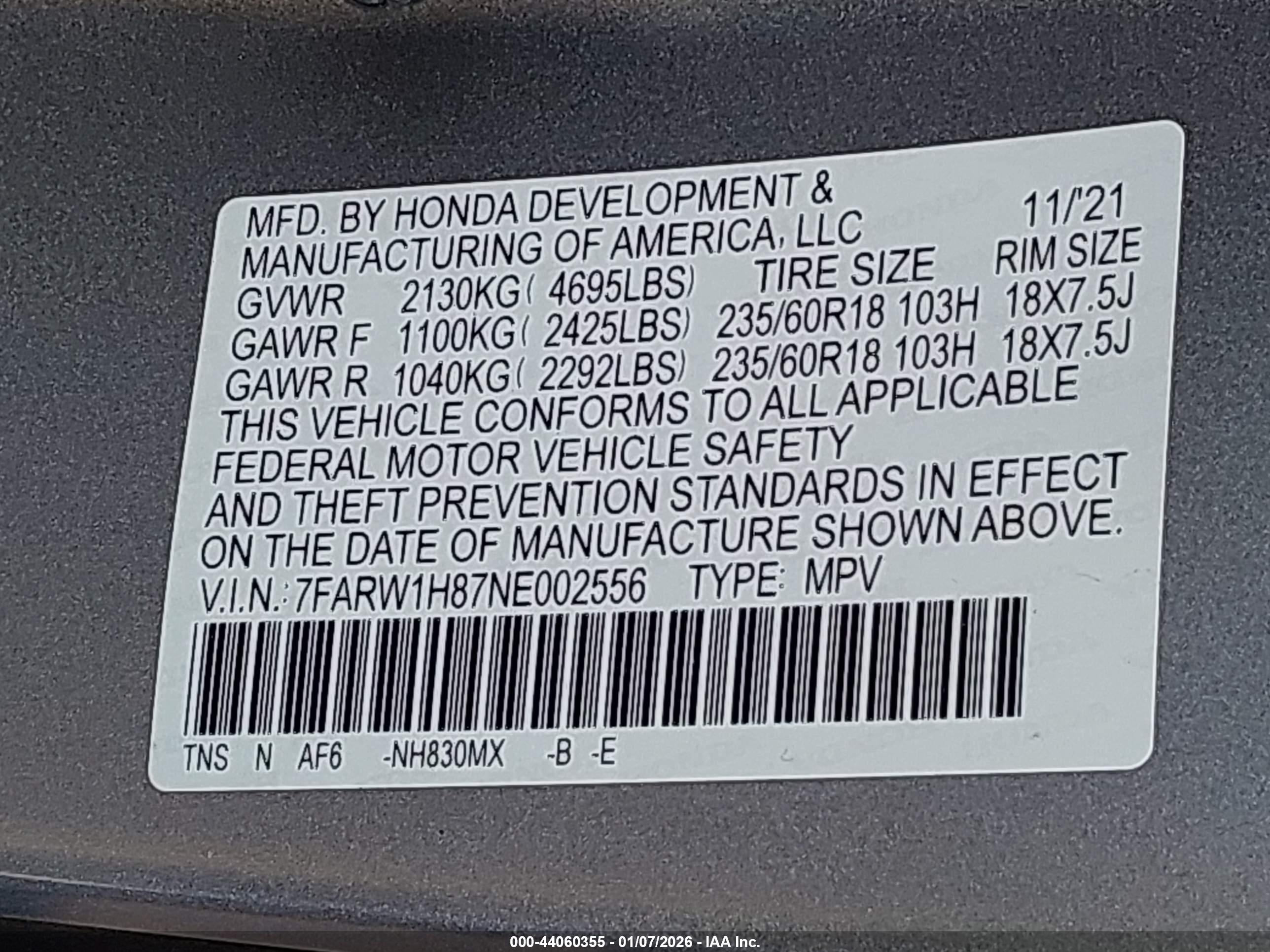 HONDA CR-V image 9
