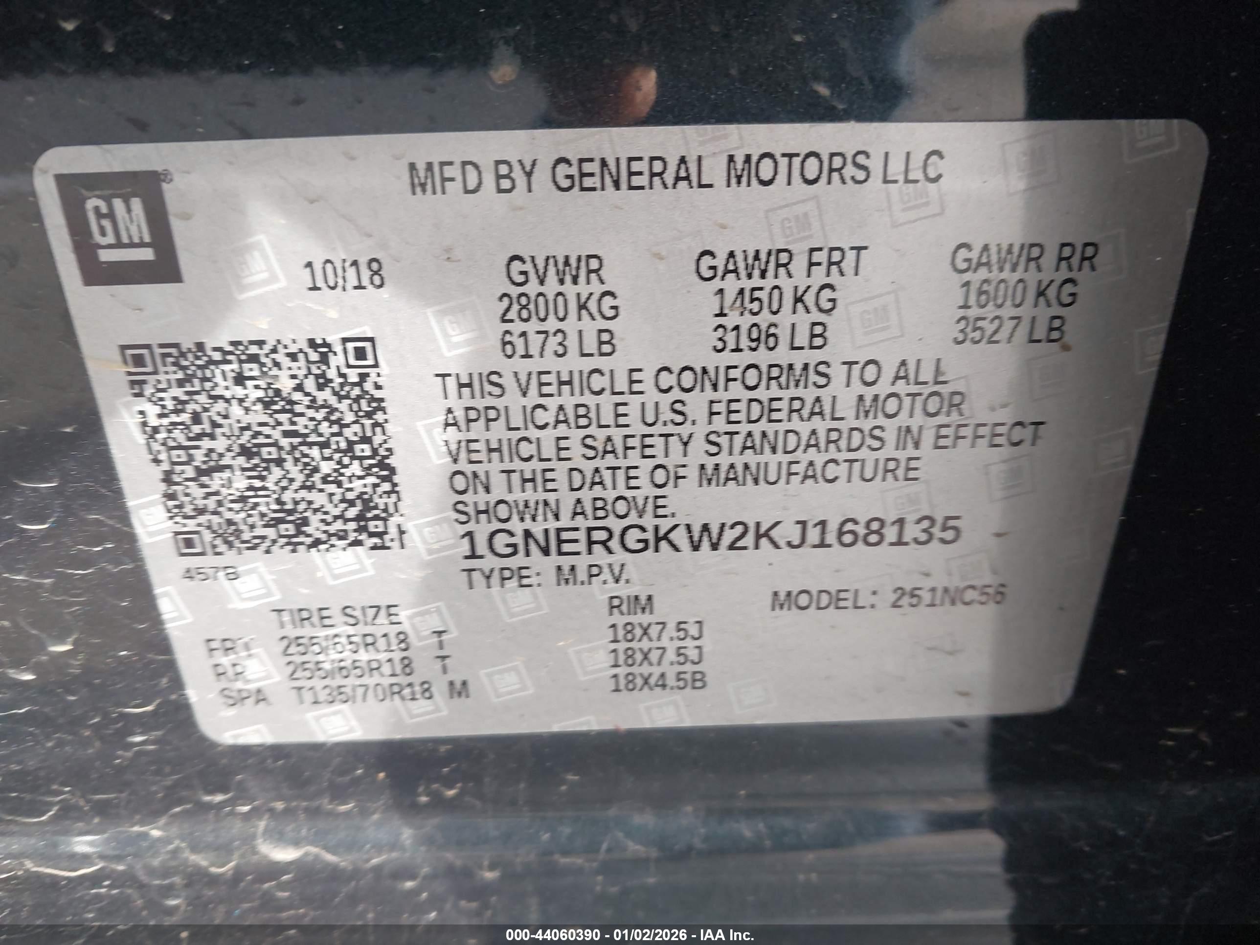 CHEVROLET TRAVERSE image 9