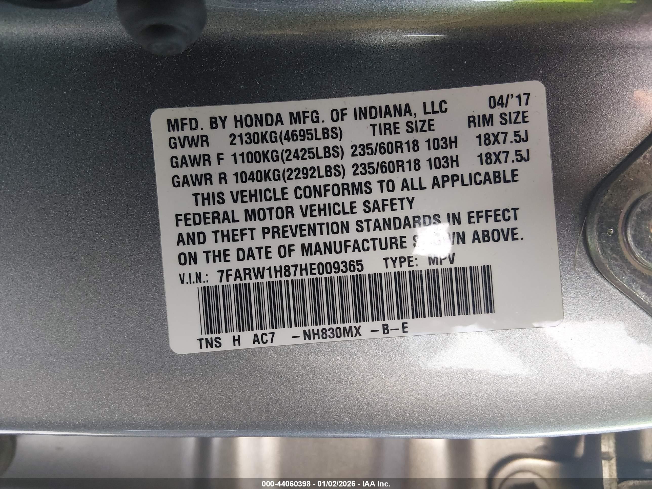 HONDA CR-V image 9