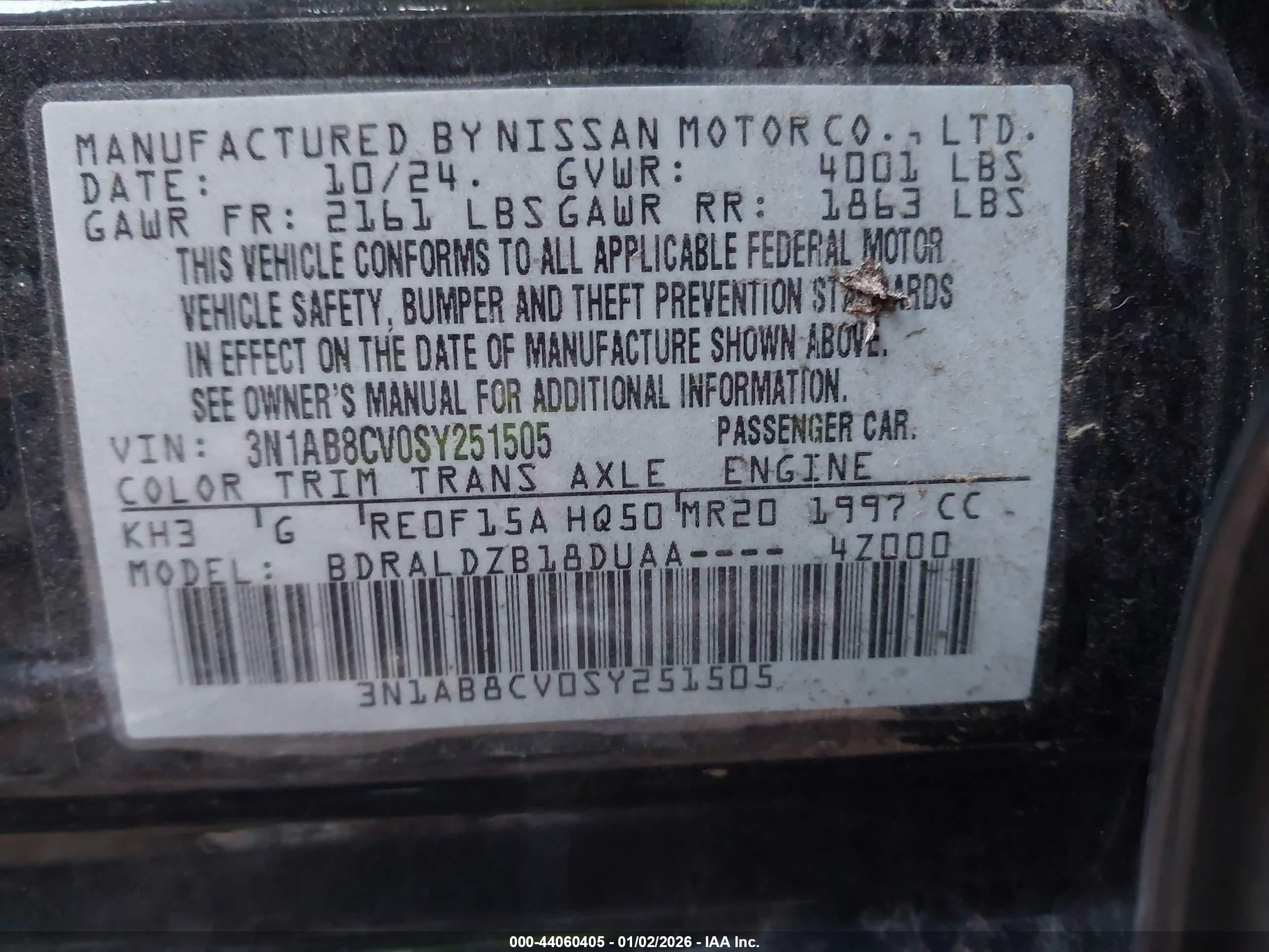 NISSAN SENTRA image 9