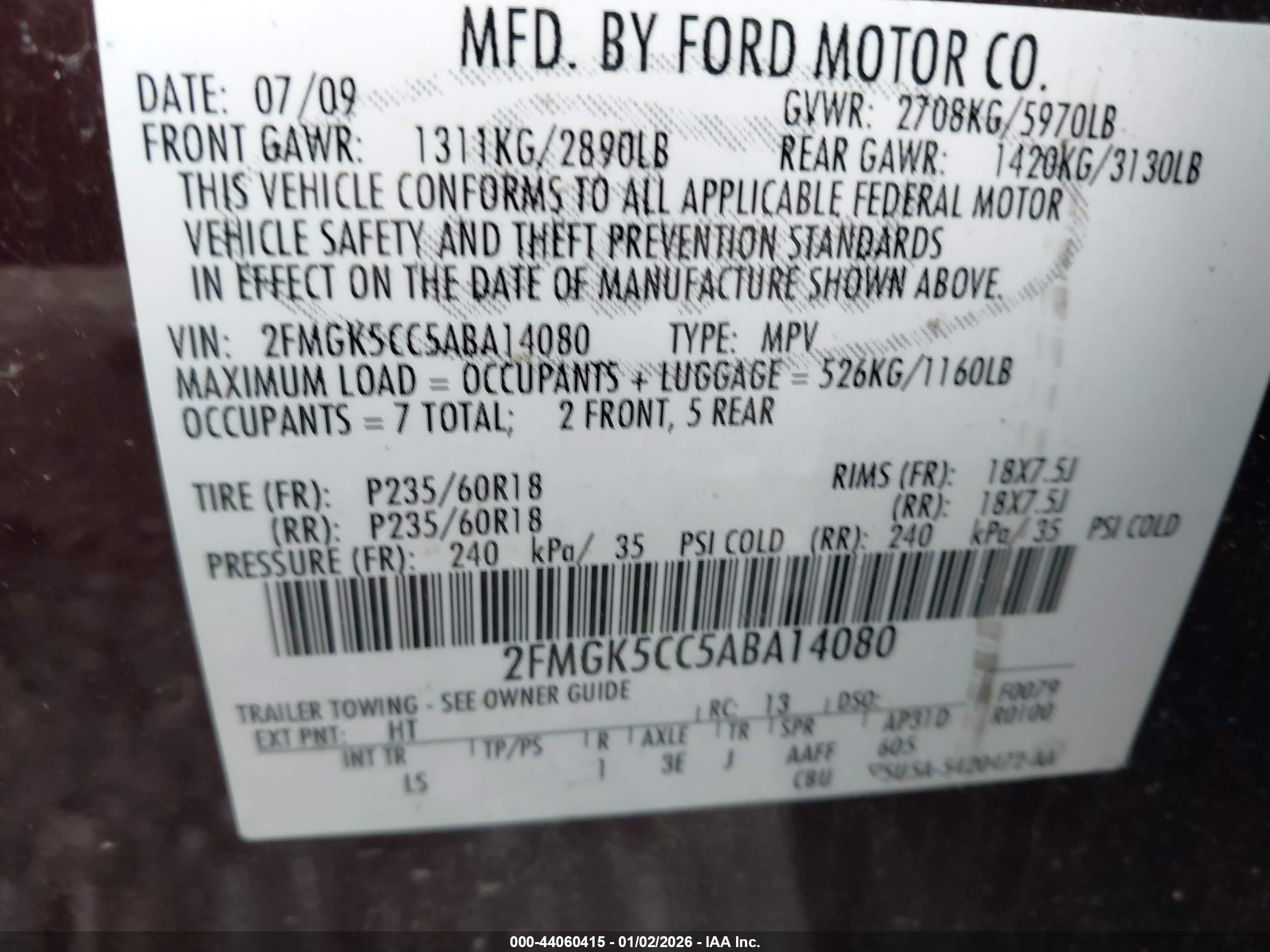 FORD FLEX image 9