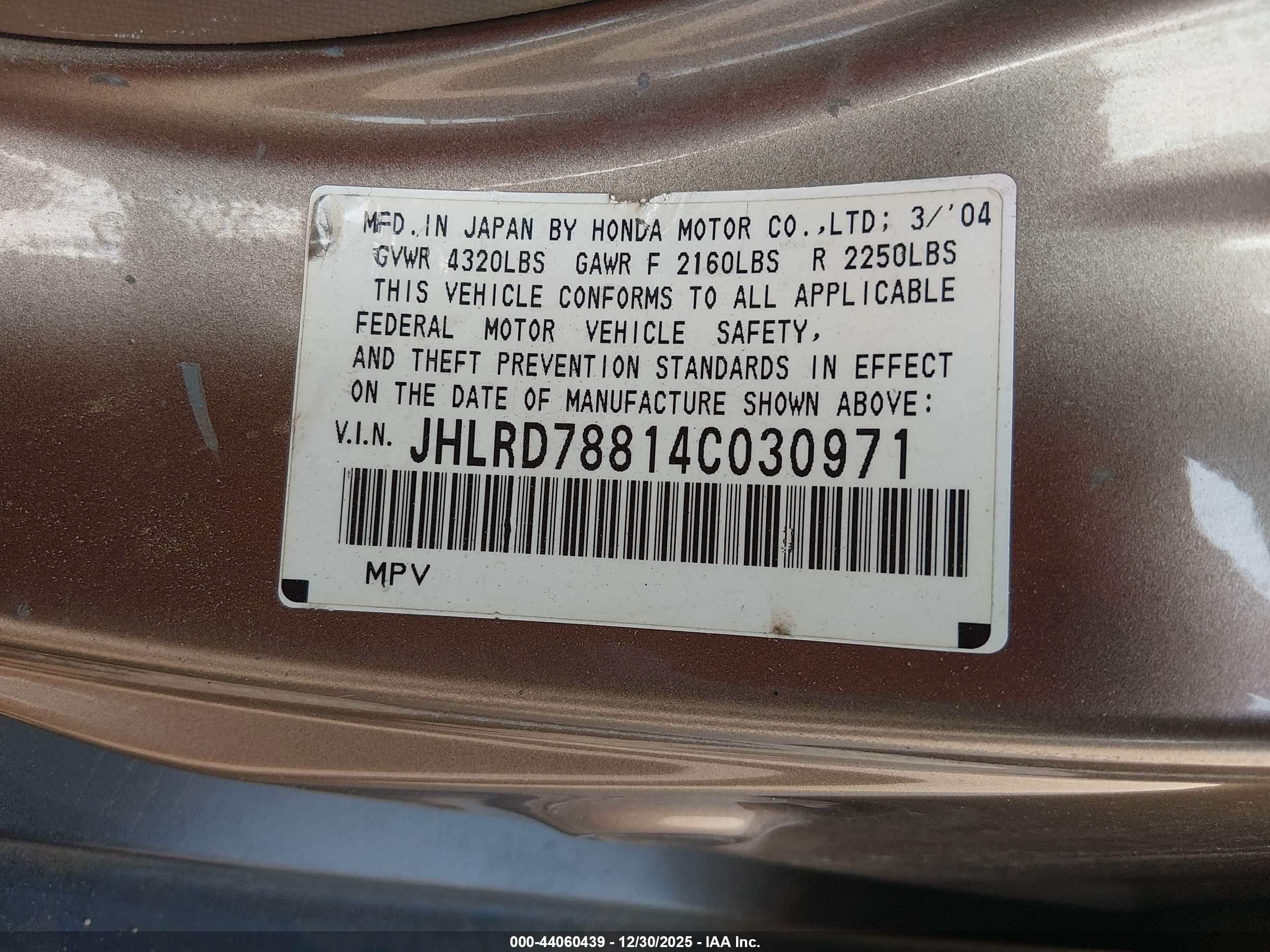 HONDA CR-V image 9