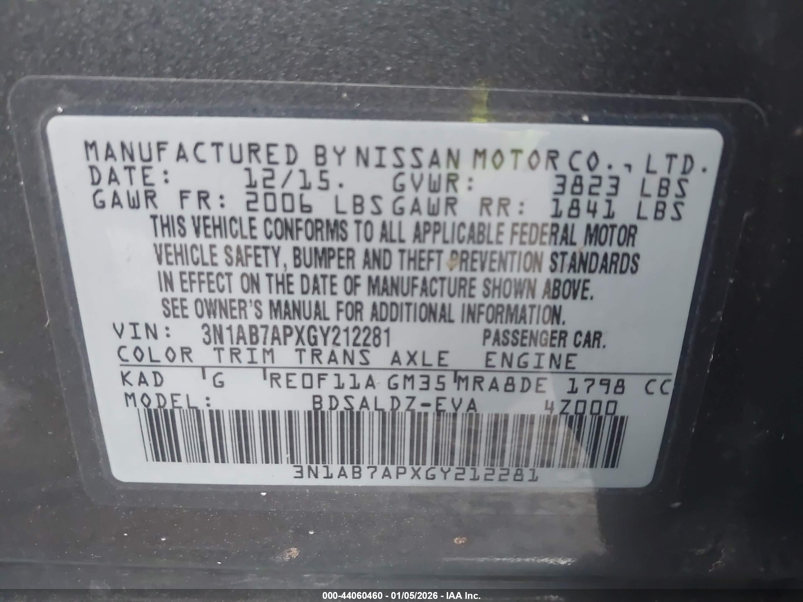 NISSAN SENTRA image 9