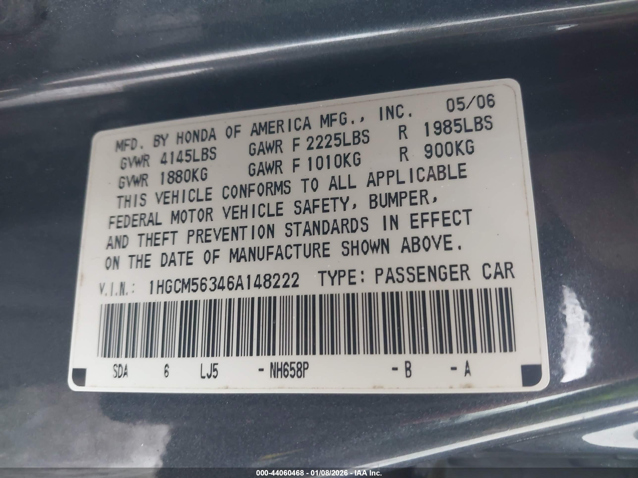 HONDA ACCORD image 9