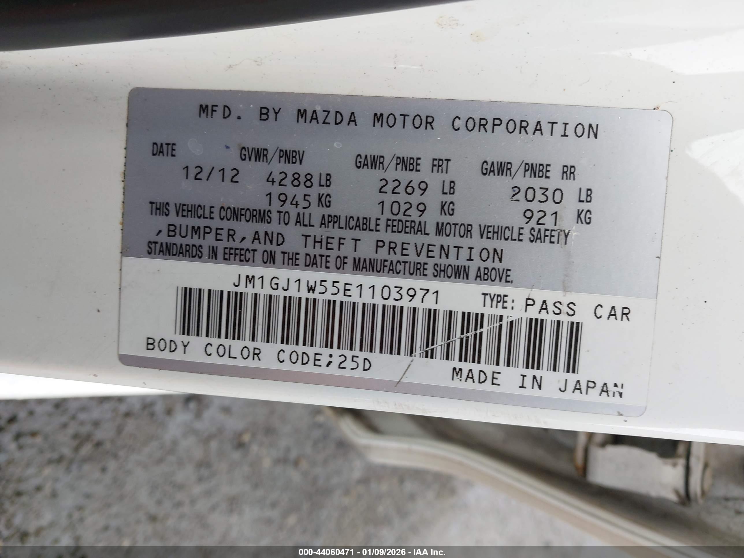 MAZDA MAZDA6 image 9