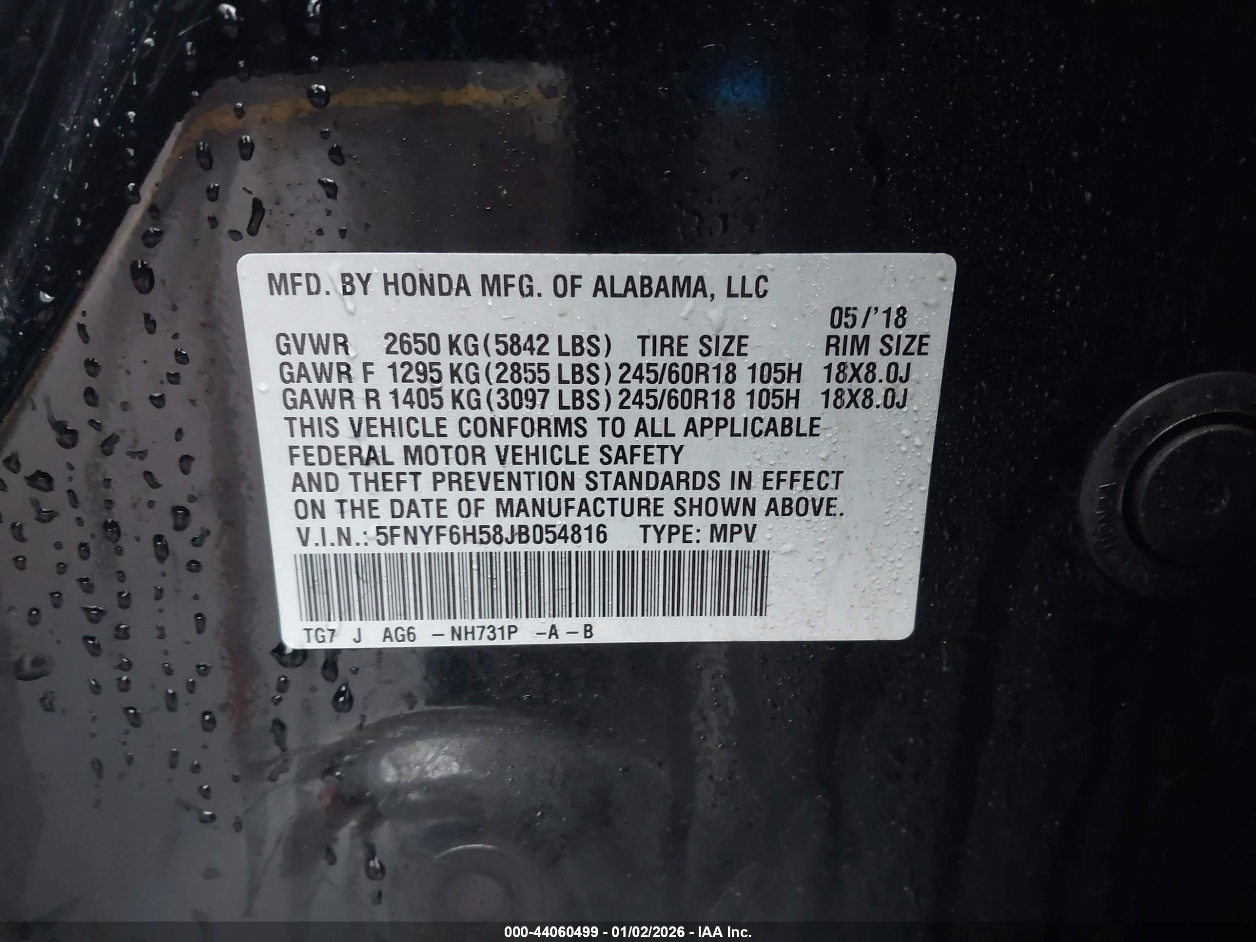 HONDA PILOT image 9